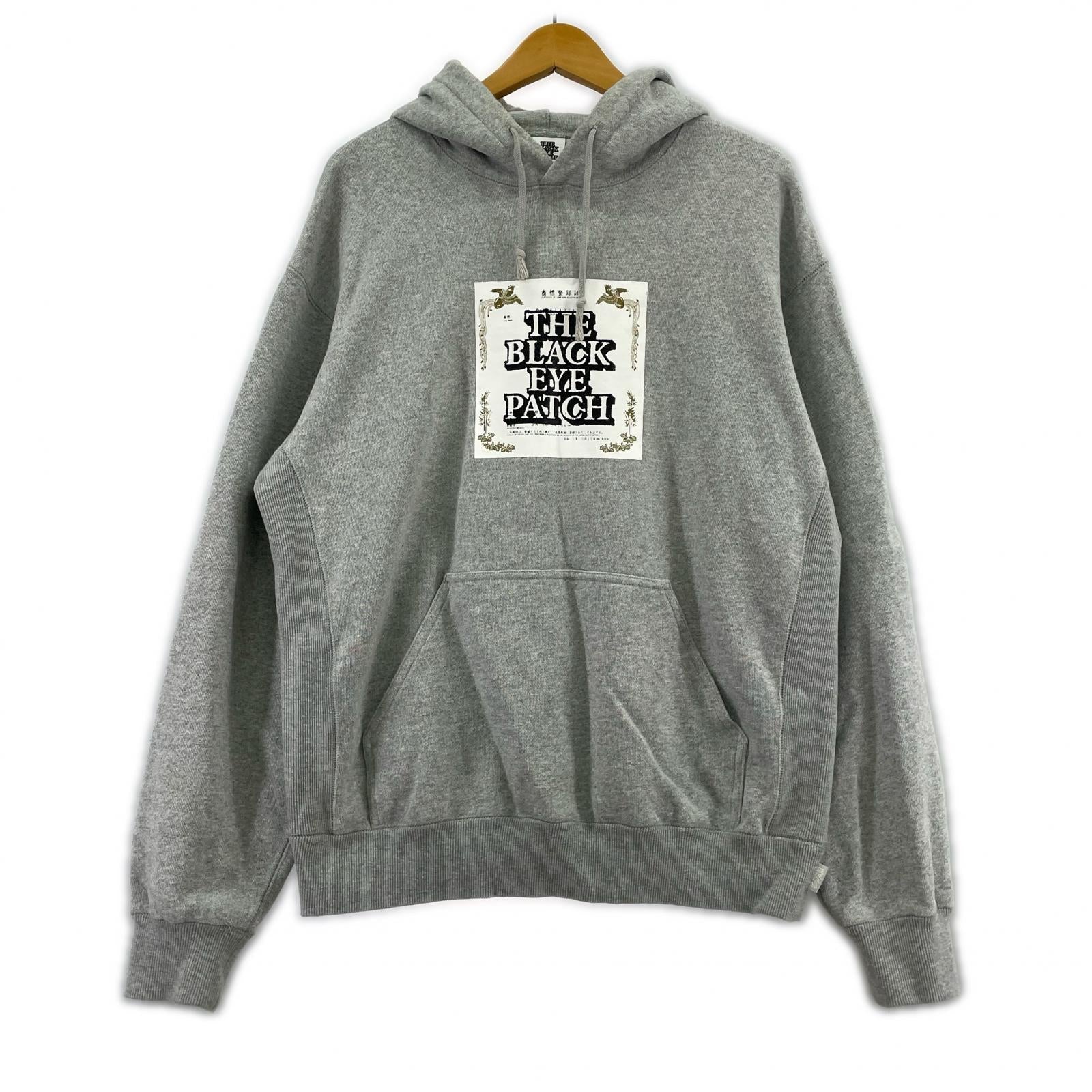 パーカー 25ss 商標登録フーディ M M グレー