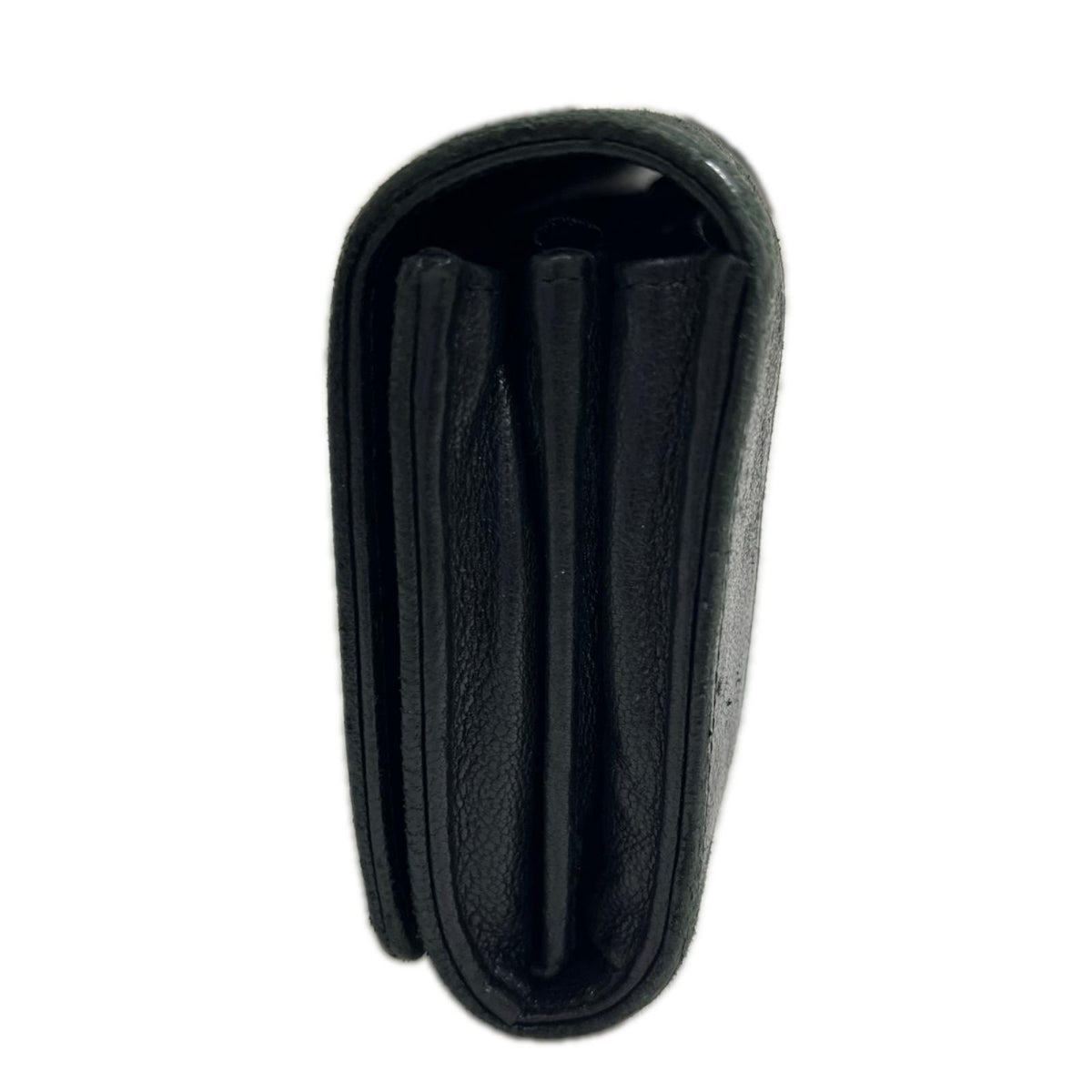 CHANEL マドモアゼル Vステッチ ラムスキン ロング フラップ ウォレット A80971