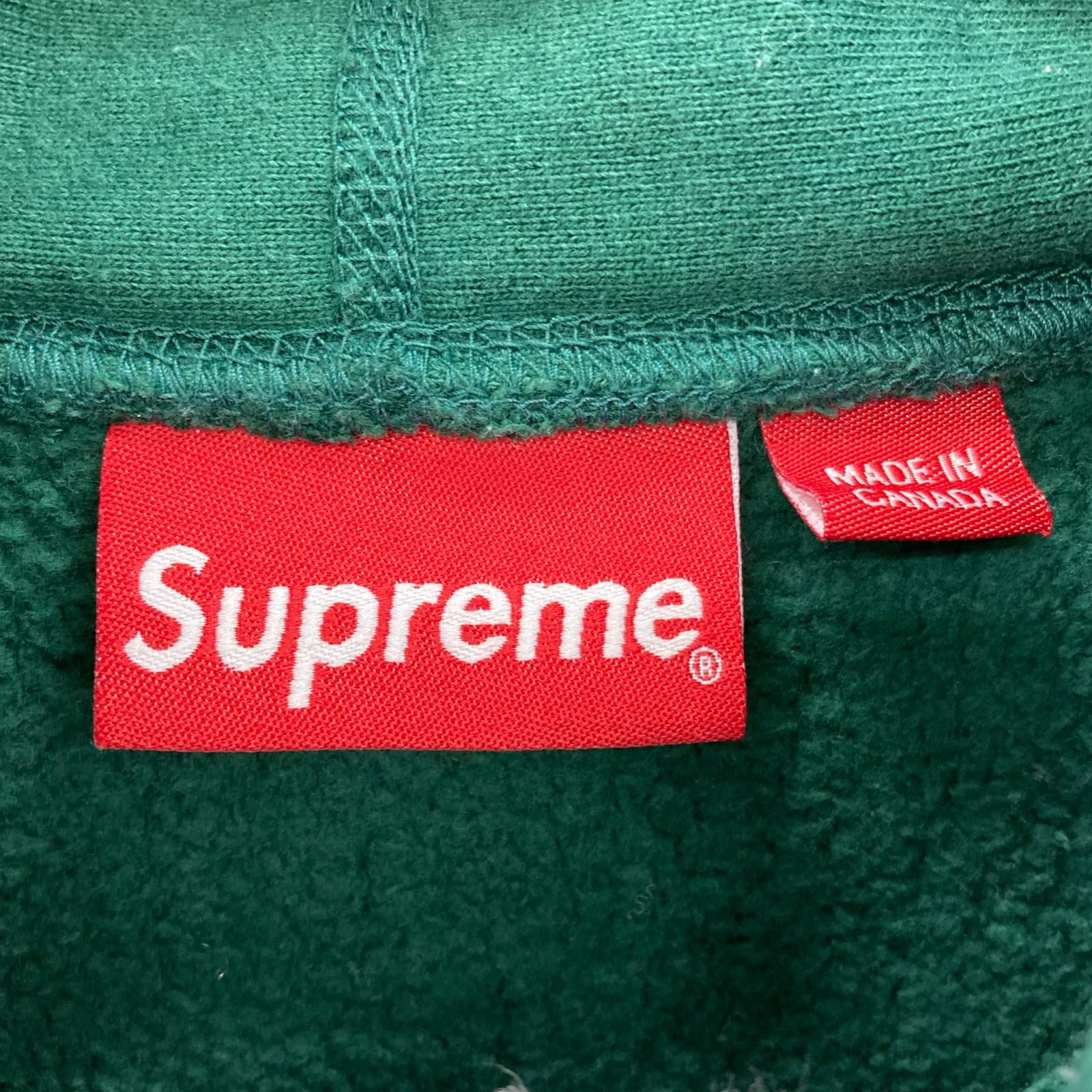パーカー 21AW Arabic Logo Hooded GRN XL グリーン