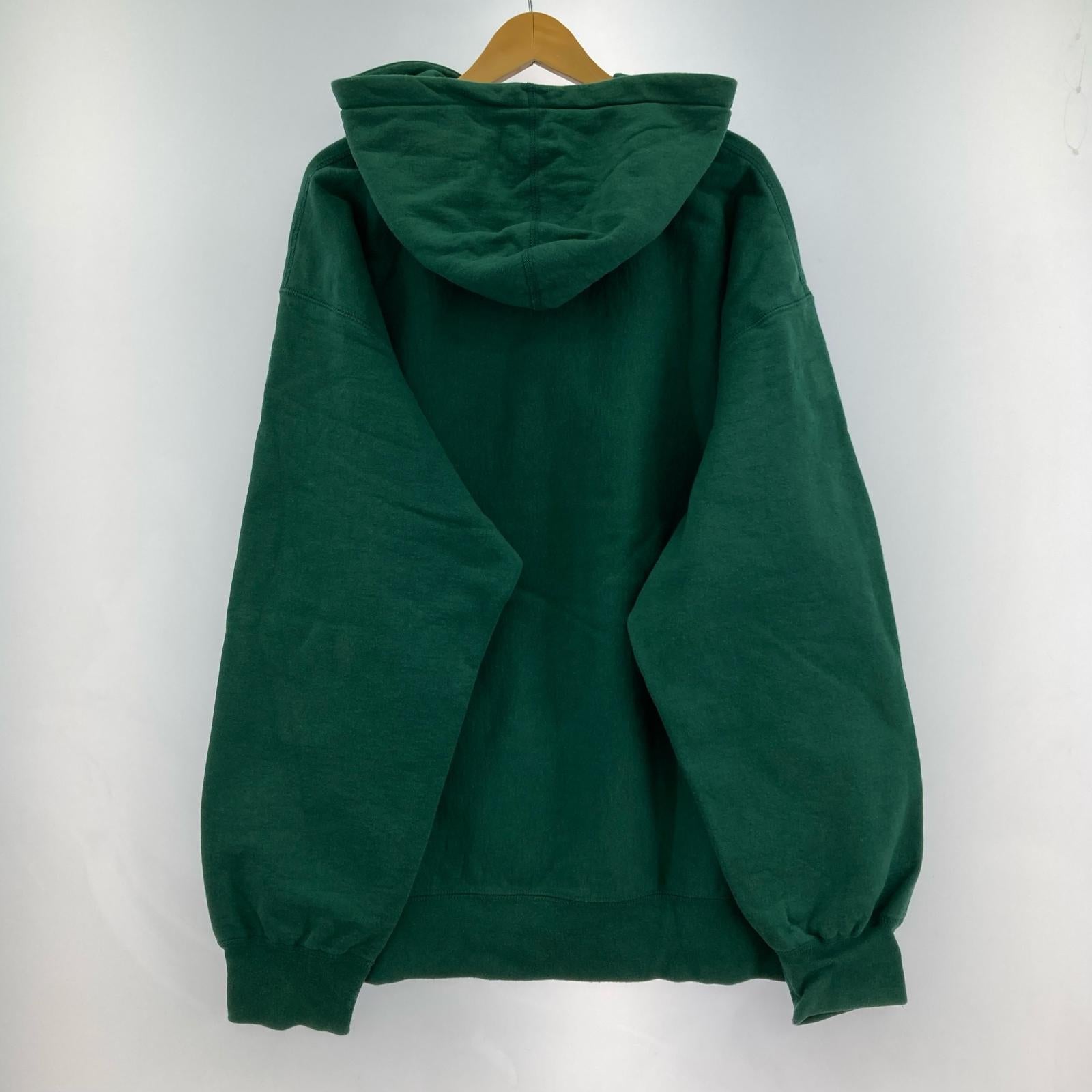 パーカー 21AW Arabic Logo Hooded GRN XL グリーン