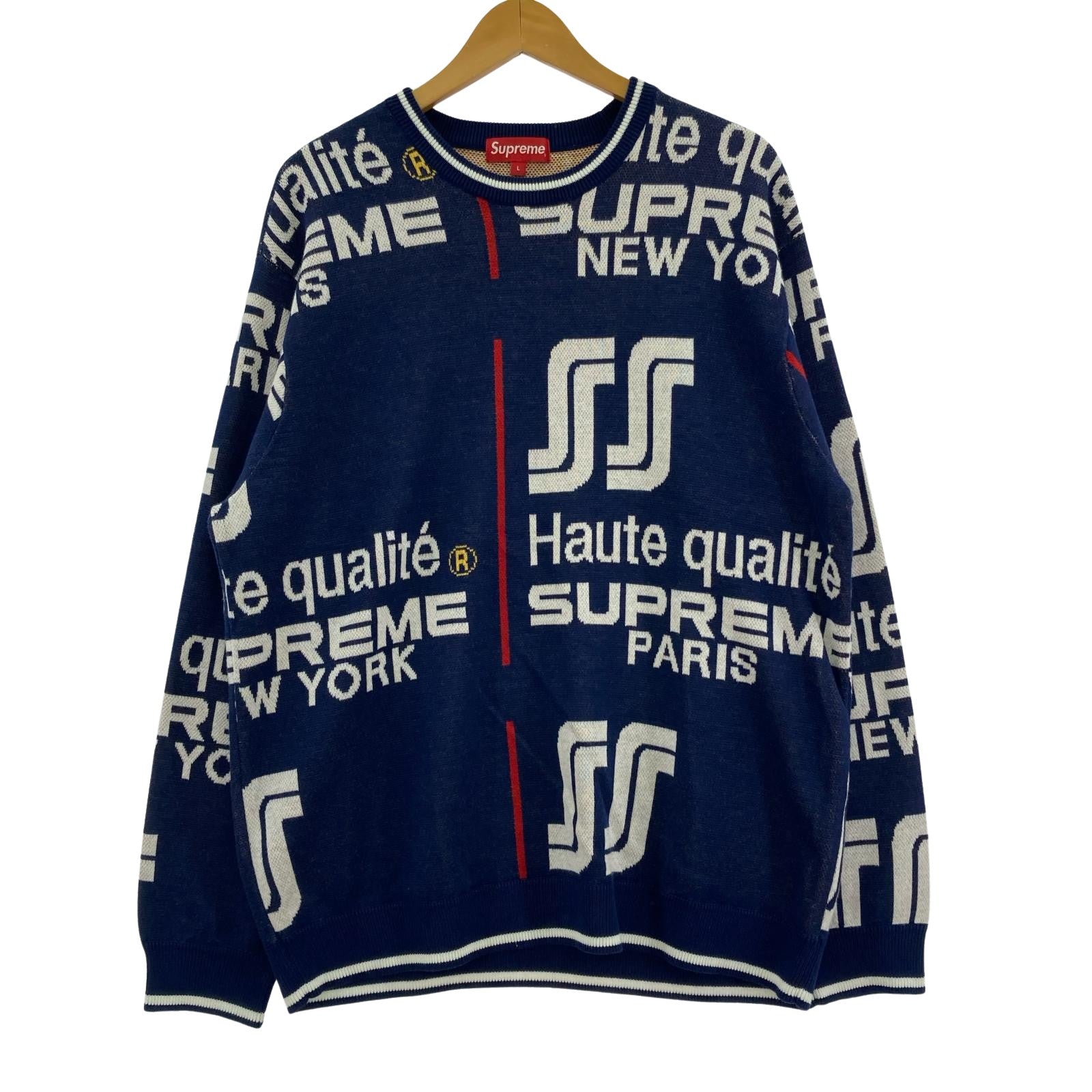 ニット 20SS Qualite Sweater BLU SIZE L L ブルー