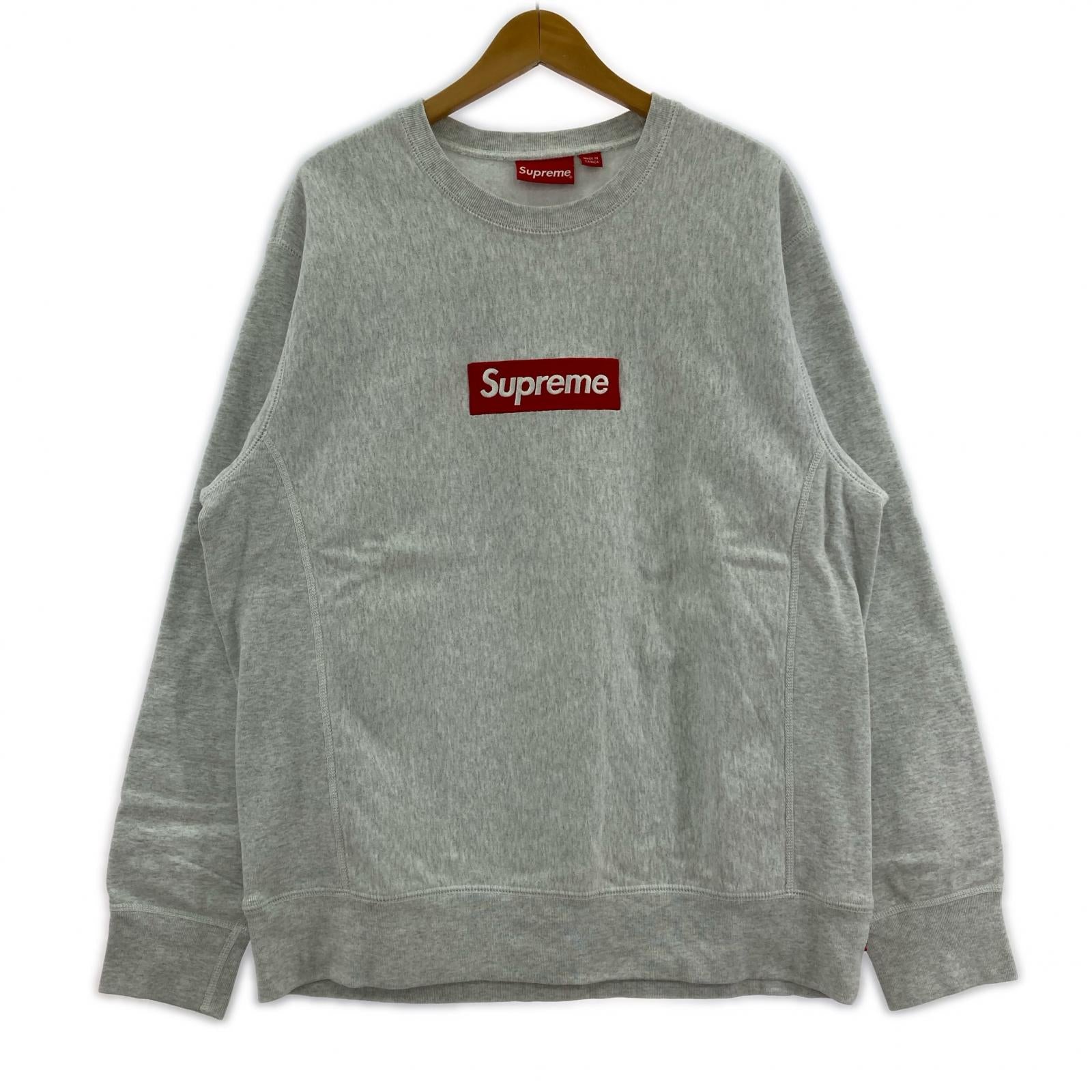 スウェット 18AW Box Logo Crewneck SIZE L L グレー