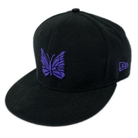キャップ Needles new era ベースボール キャップ 紫 黒
