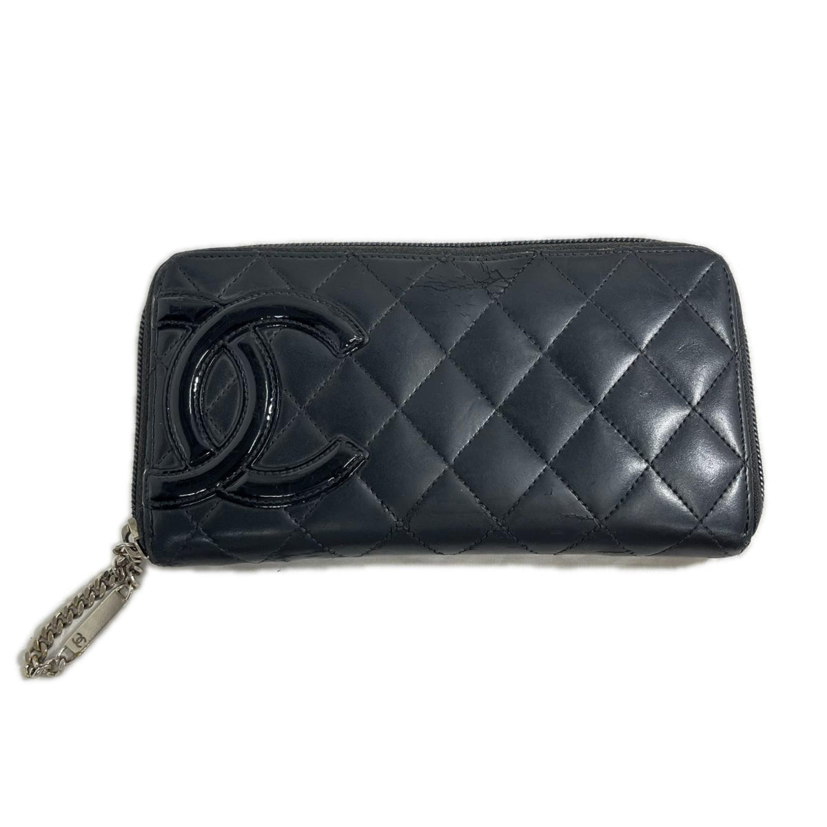 CHANEL カンボンライン ロングウォレット