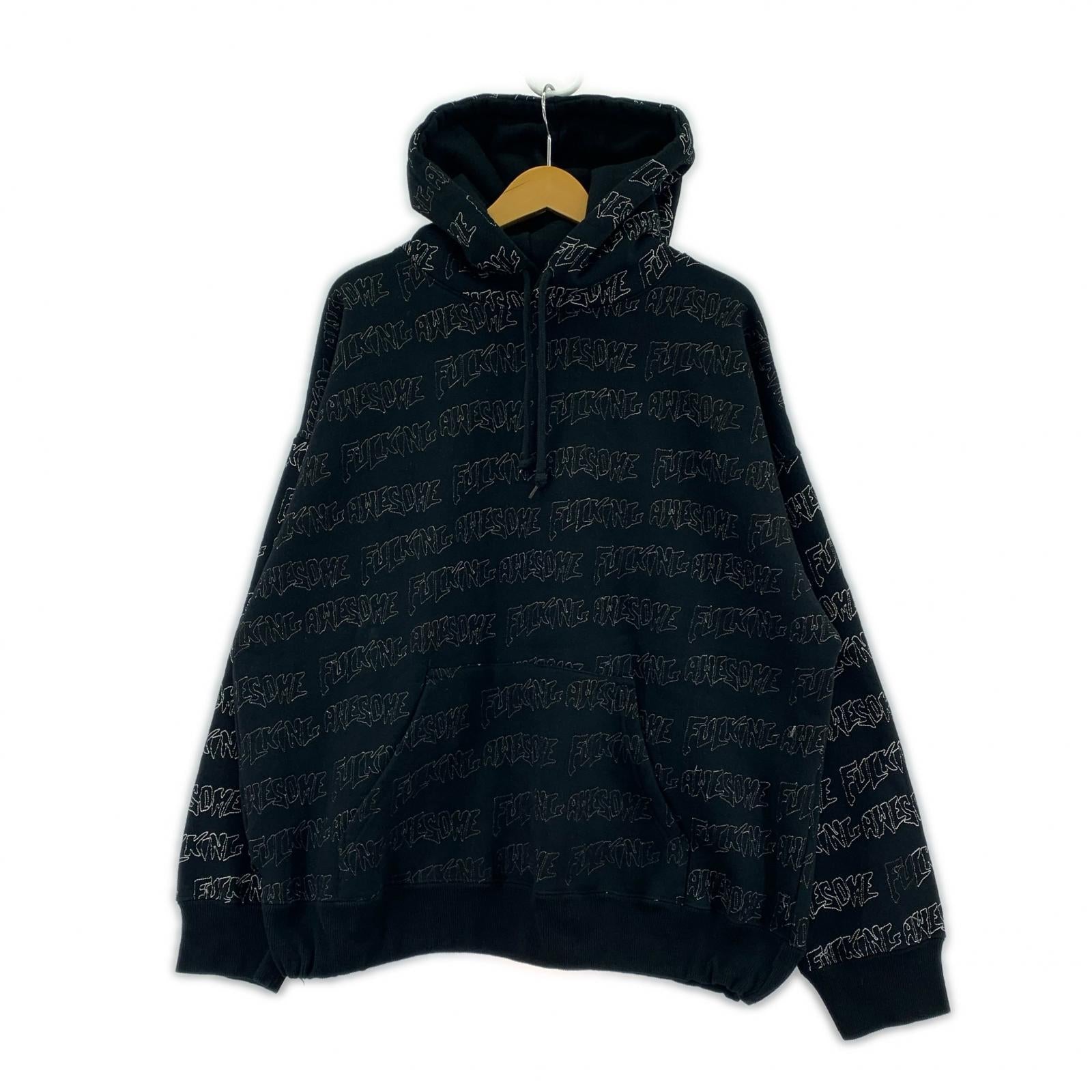 パーカー AOP Stamp Hoodie 黒 (2XL) ブラック