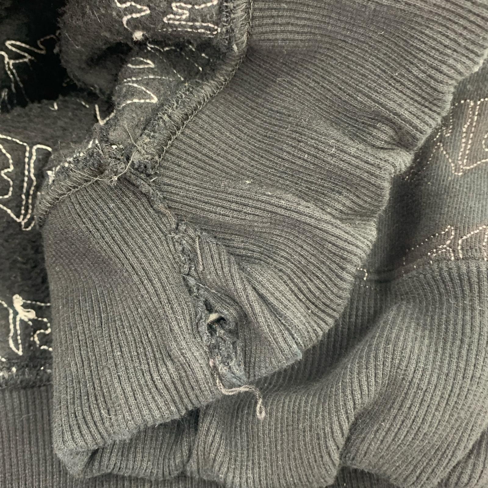 パーカー AOP Stamp Hoodie 黒 (2XL) ブラック