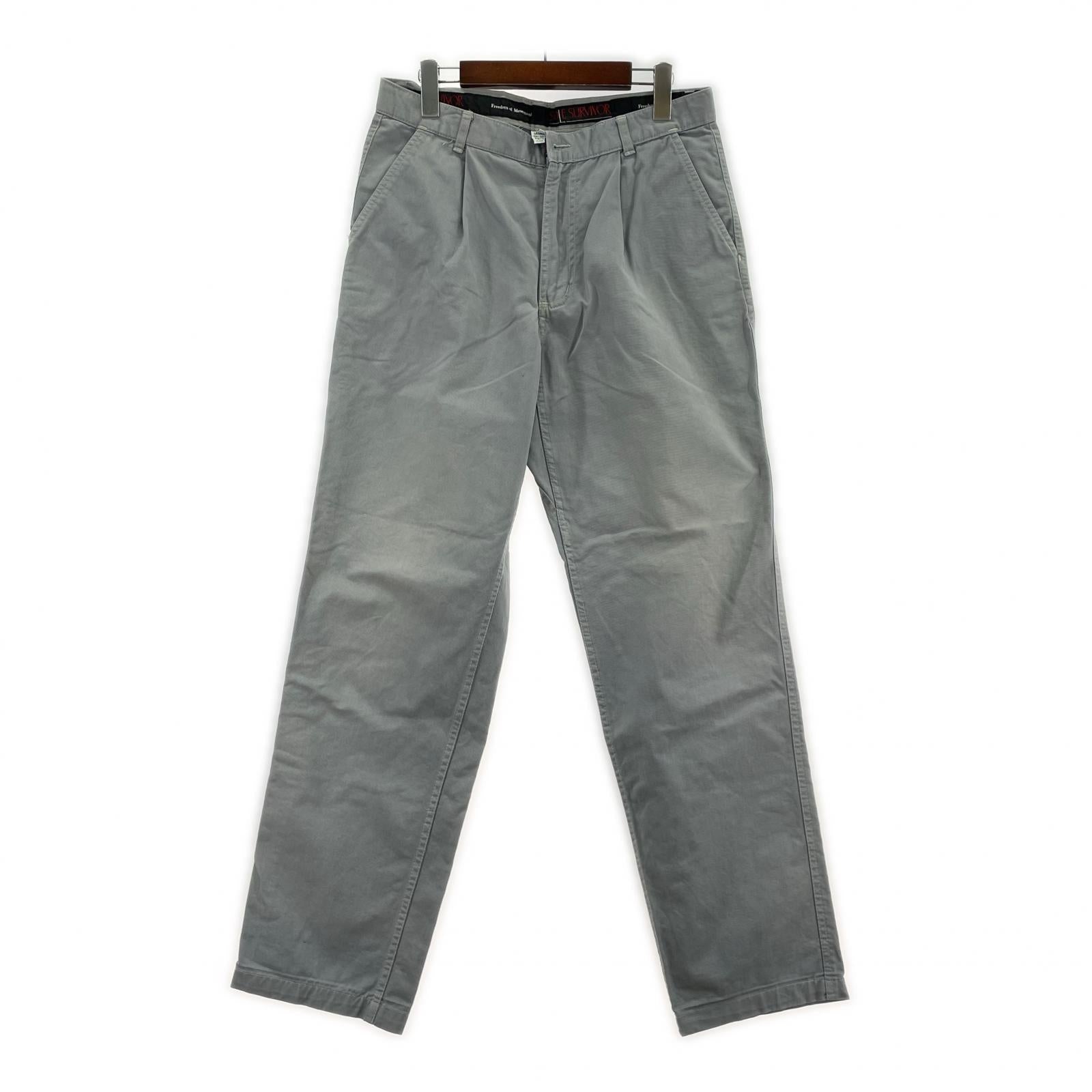 パンツ Gramicci 90s SOLE SURVIVOR タックチノパン グレー