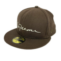 キャップ ×NEW ERA CLASSIC SCRIPT CAP ブラウン