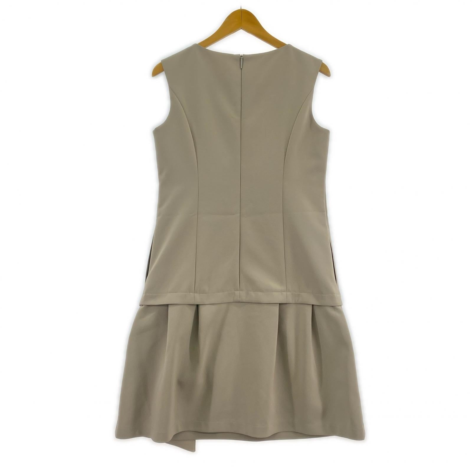 ワンピース Rene ノースリーブワンピース 36 ベージュ
