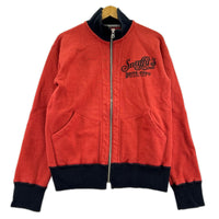 ジャケット Groovers ジップアップ 赤 (Ｍ) M レッド