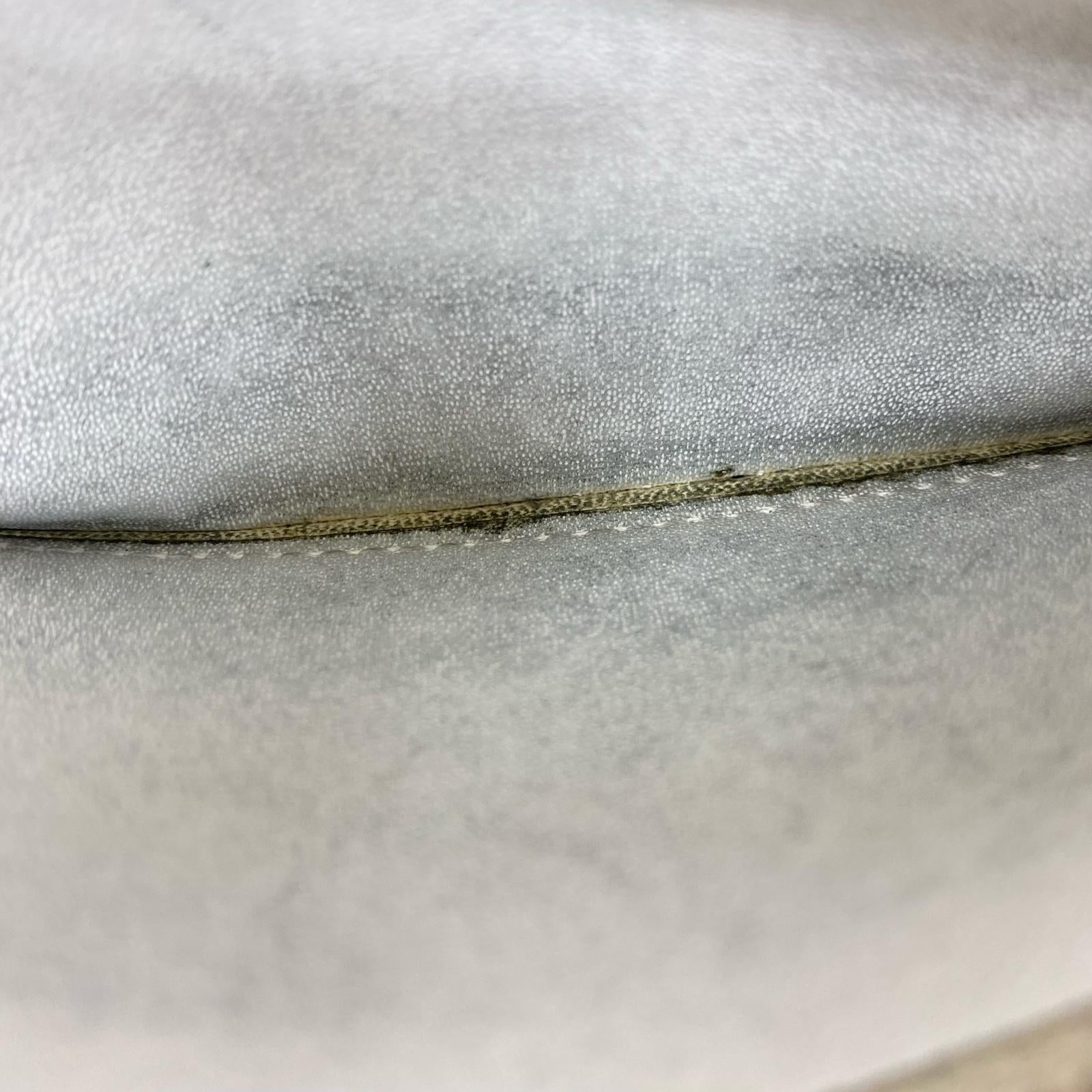 長財布 DOUBLE LONG WALLET レザー 紺 ネイビー