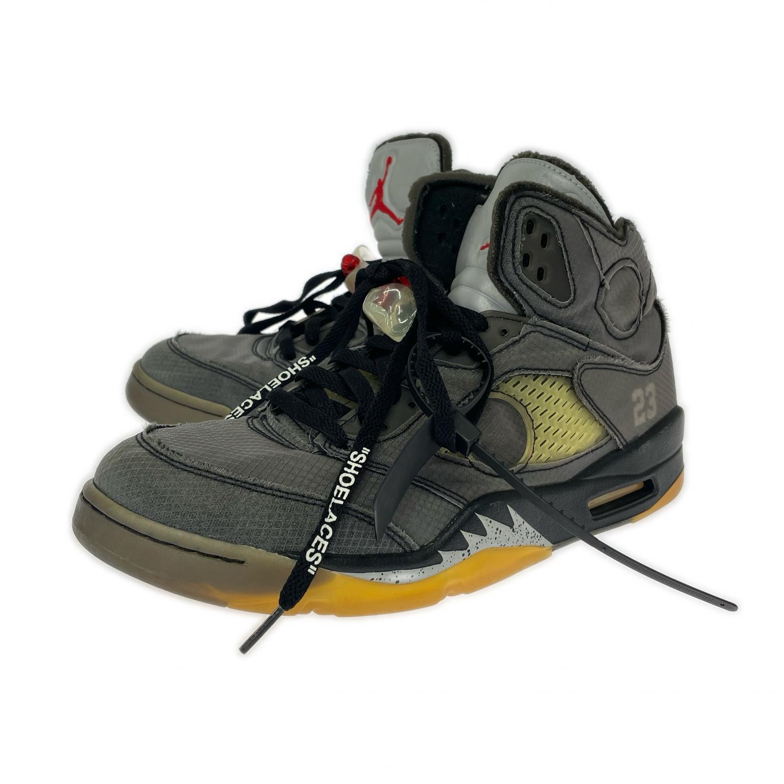 スニーカー ×OFF-WHITE AIR JORDAN 5 28.5cm 28.5cm (US10 1/2 UK10 EU47)