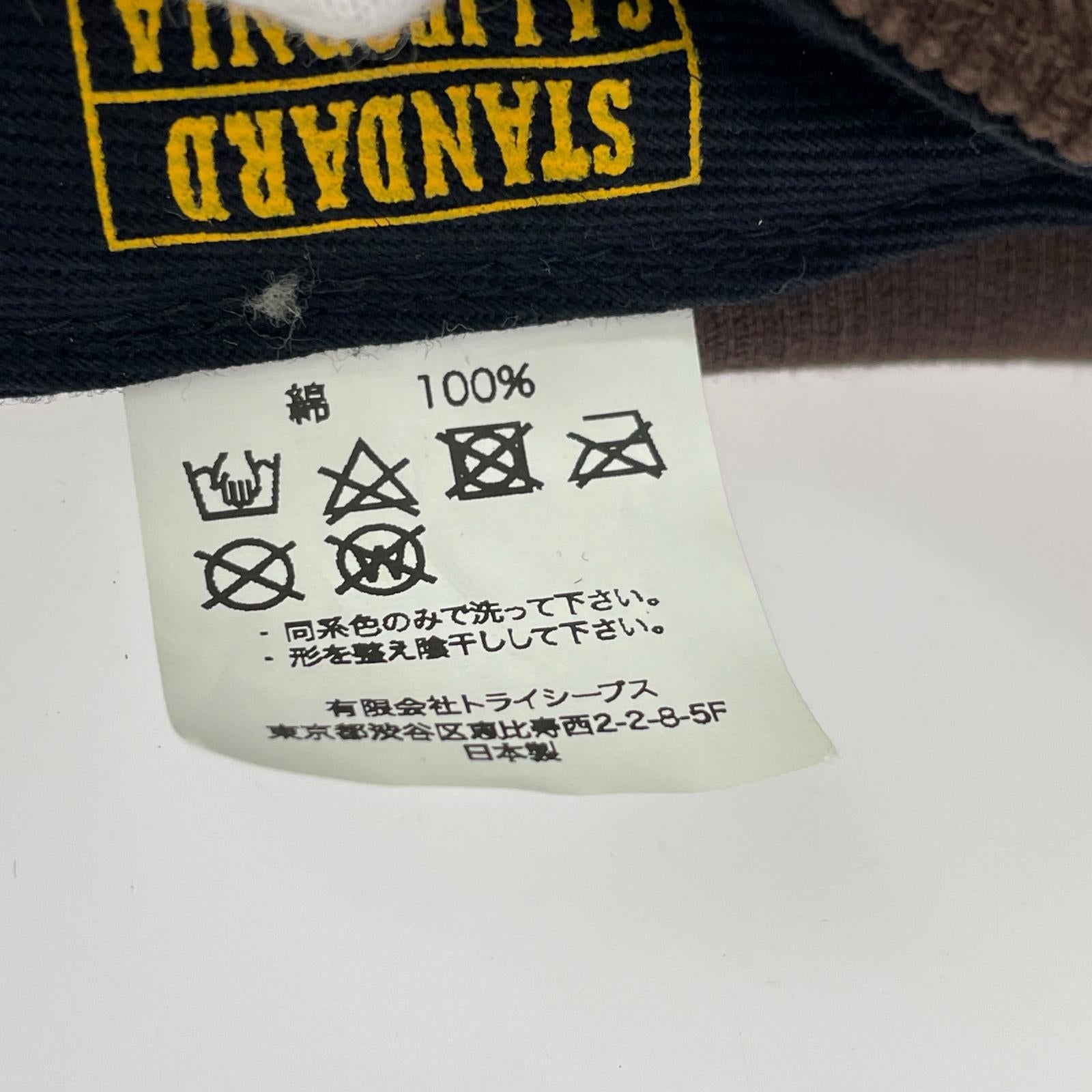 キャップ コーデュロイ 茶 ブラウン