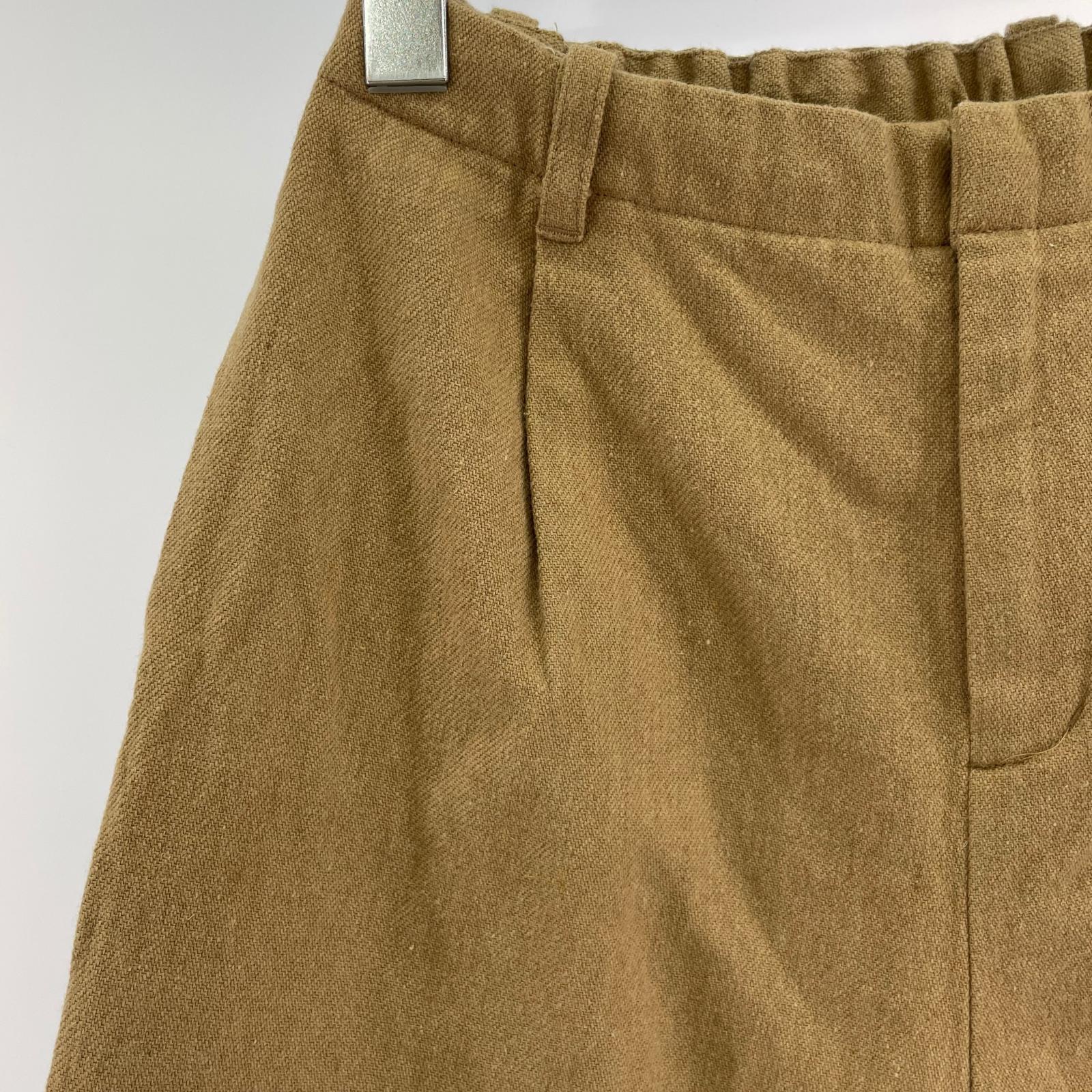 パンツ CLASKA Gallery & Shop DO ウールクロップドパンツ 38 ブラウン