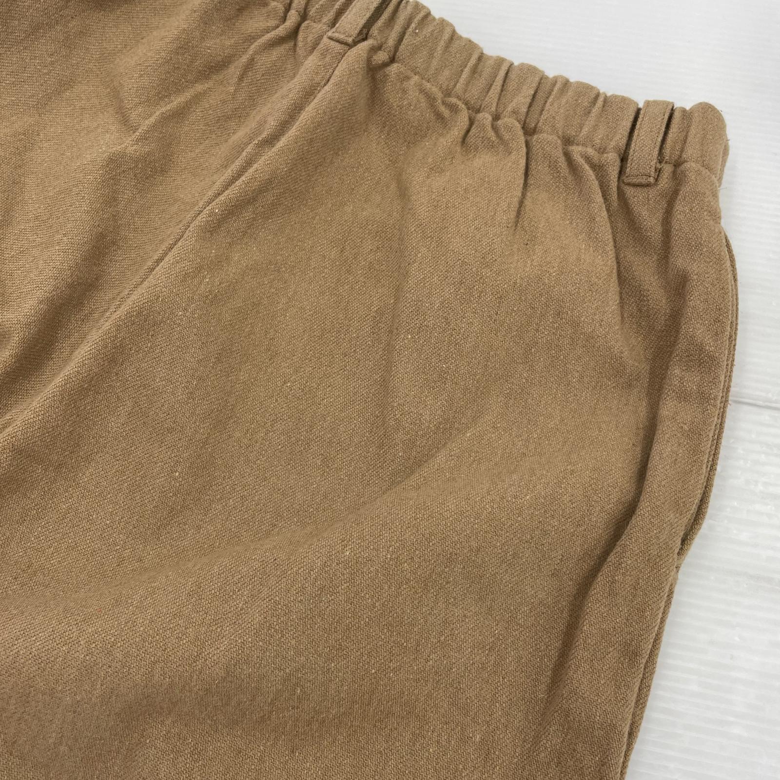 パンツ CLASKA Gallery & Shop DO ウールクロップドパンツ 38 ブラウン