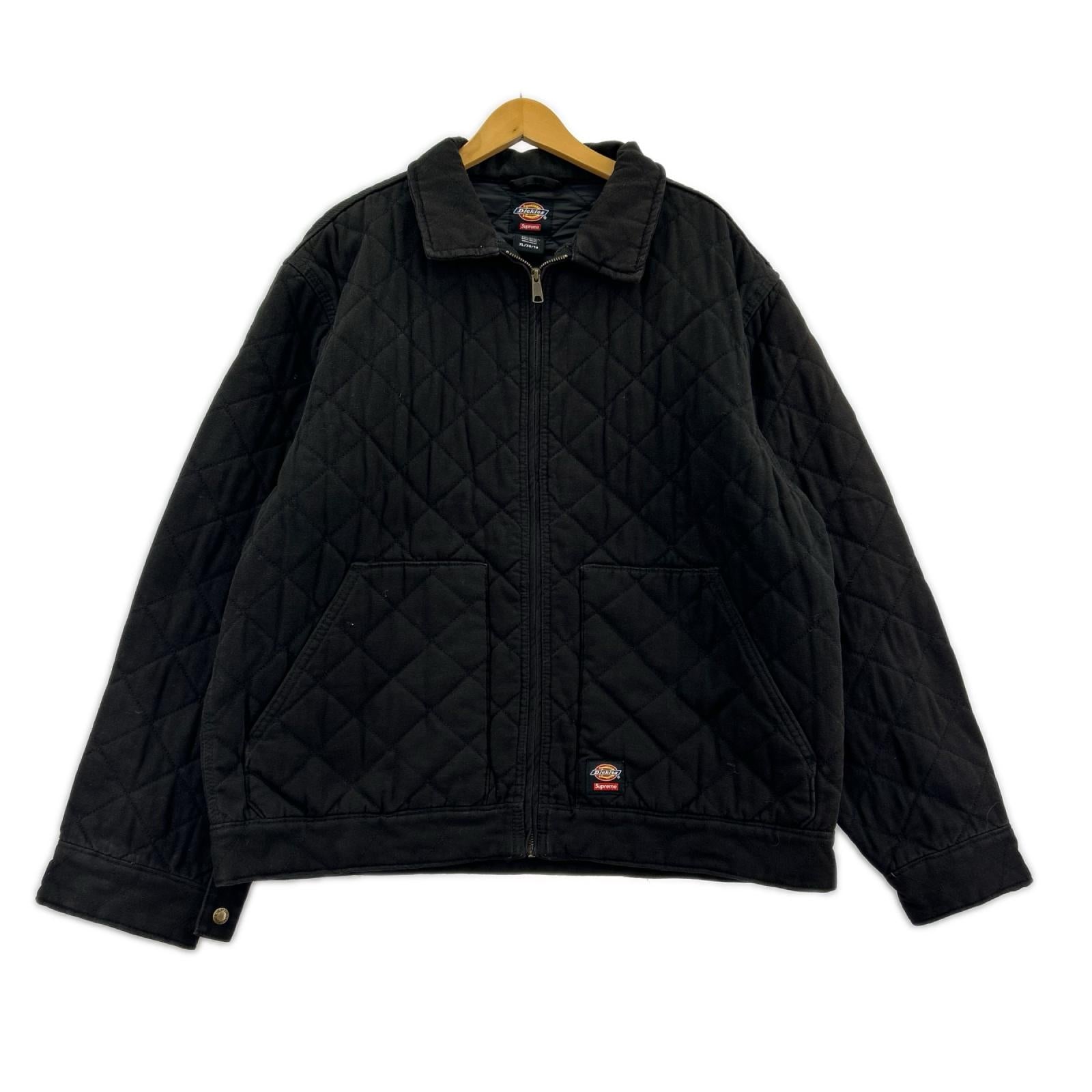 ジャケット 21AW Dickies Quilted Work Jacket BLK XL ブラック