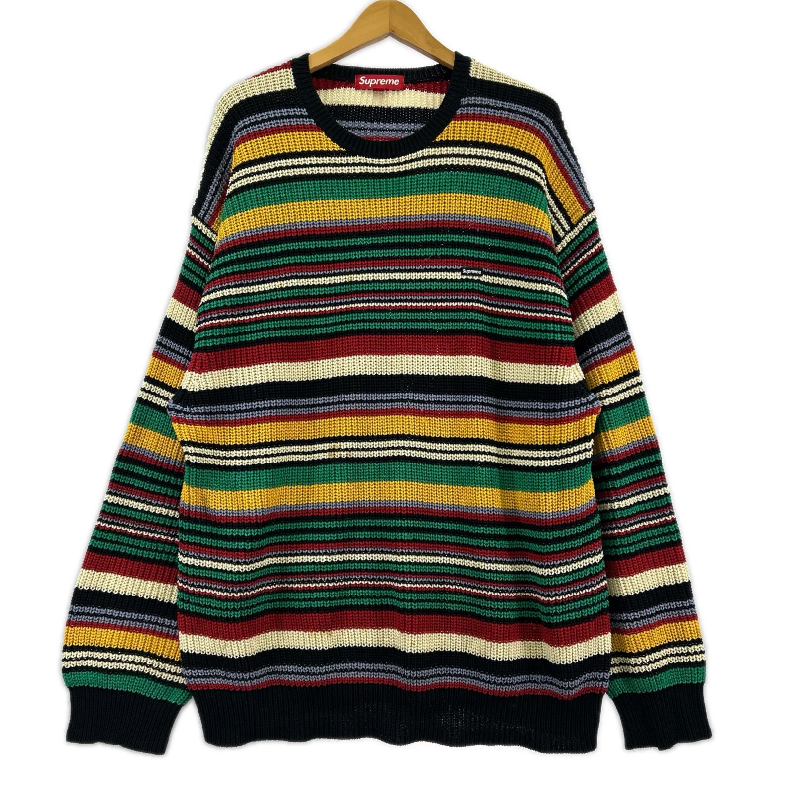 ニット 23AW Small Box Ribbed Sweater XL マルチカラー