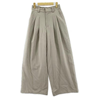 その他ボトムス 2タックワイドスラックス M IVO M ベージュ