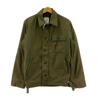 ミリタリージャケット 80s U.S.NAVY ﾃﾞｯｷｼﾞｬｹｯﾄ (M) M カーキ