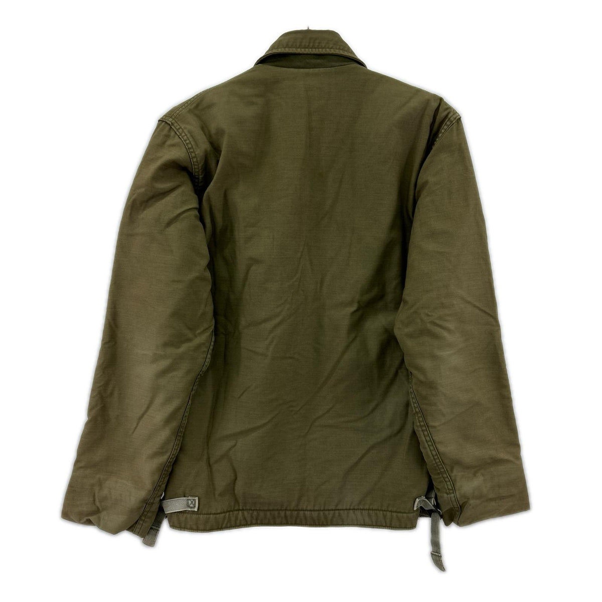 ミリタリージャケット 80s U.S.NAVY ﾃﾞｯｷｼﾞｬｹｯﾄ (M) M カーキ