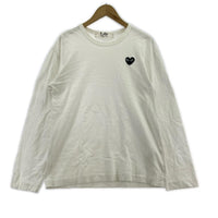半袖Ｔシャツ PLAY COMME des GARCONS L/S TEE AZT120 白 (L) L ホワイト