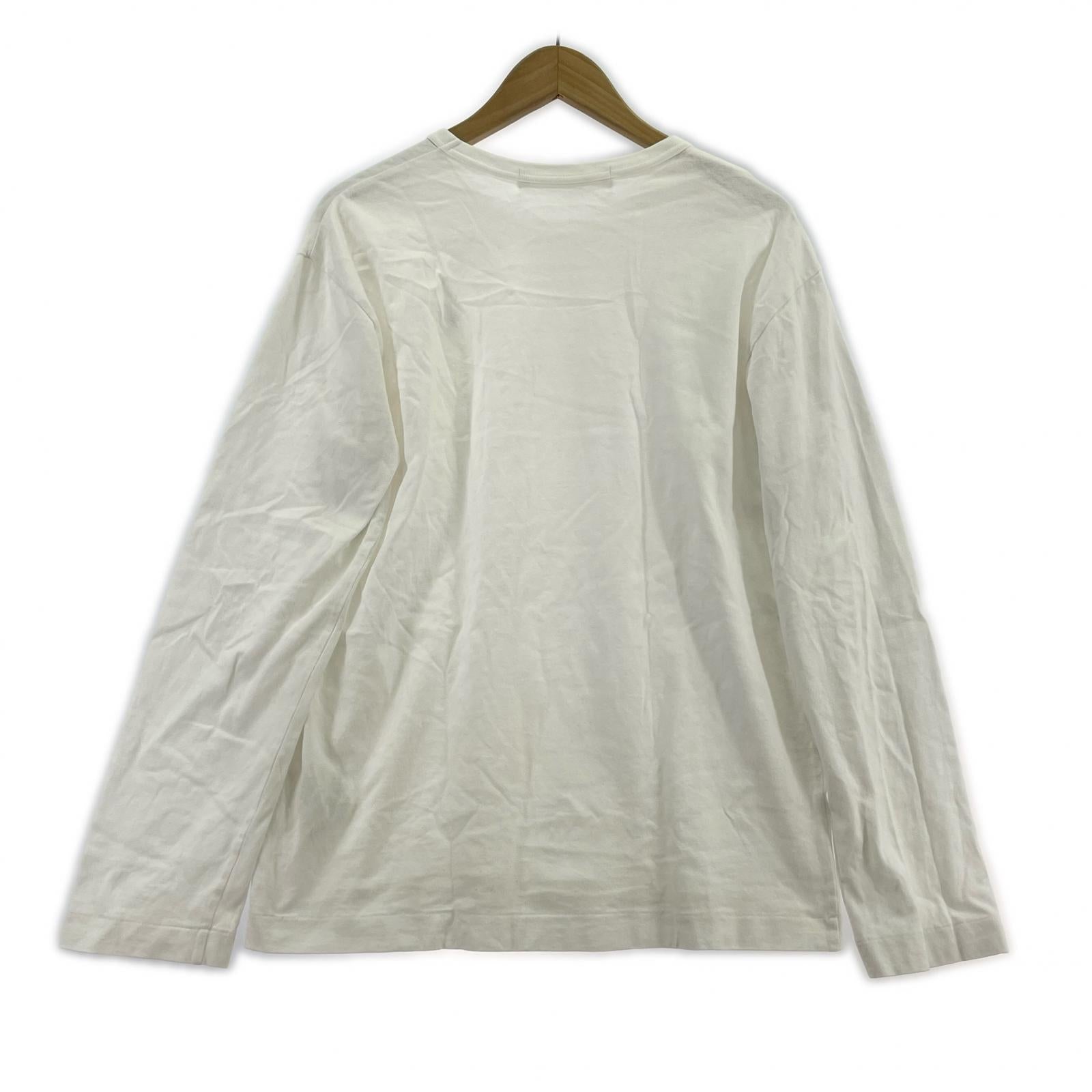 半袖Ｔシャツ PLAY COMME des GARCONS L/S TEE AZT120 白 (L) L ホワイト