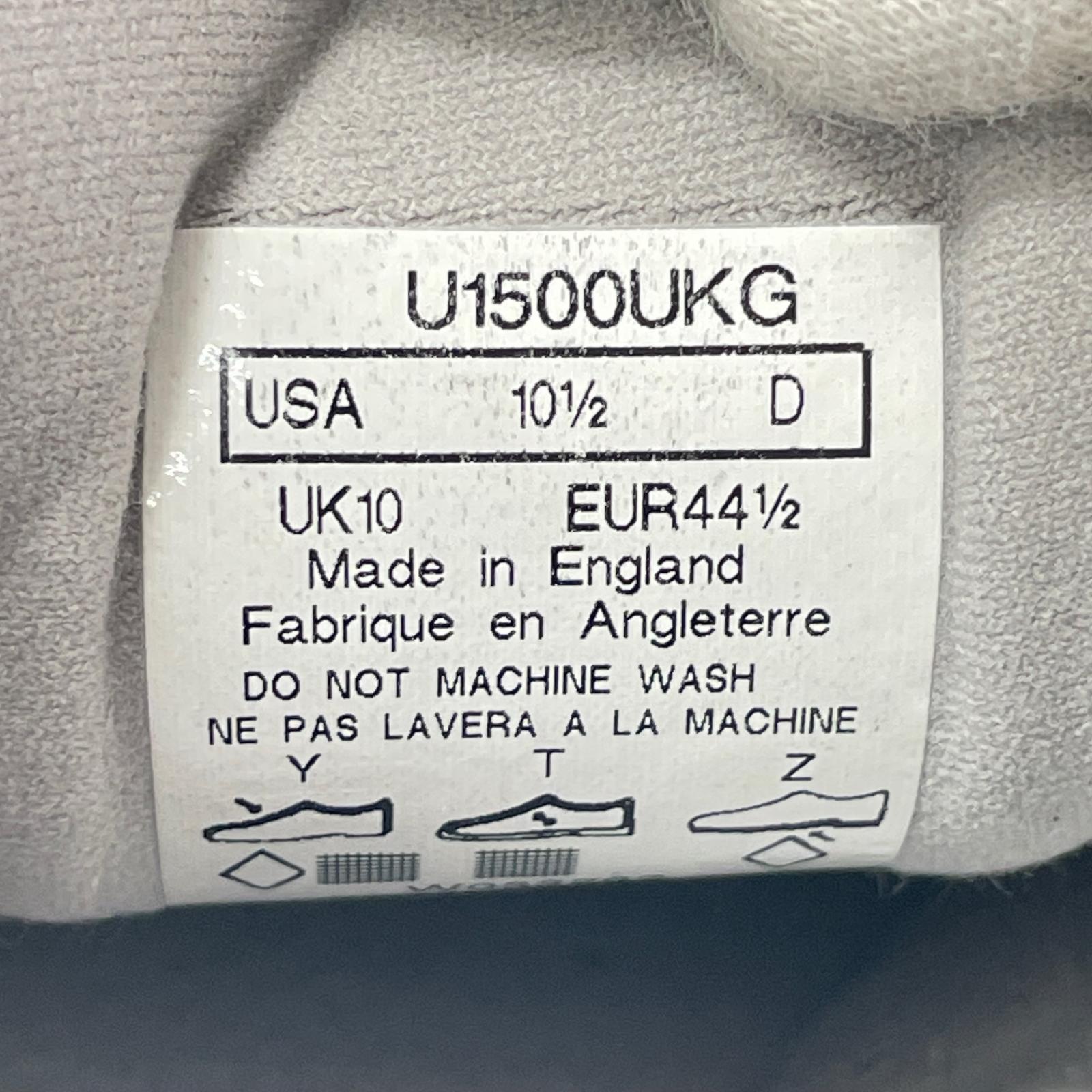 スニーカー U15000UKG 28.5cm (US10 1/2 UK10 EU47) グレー