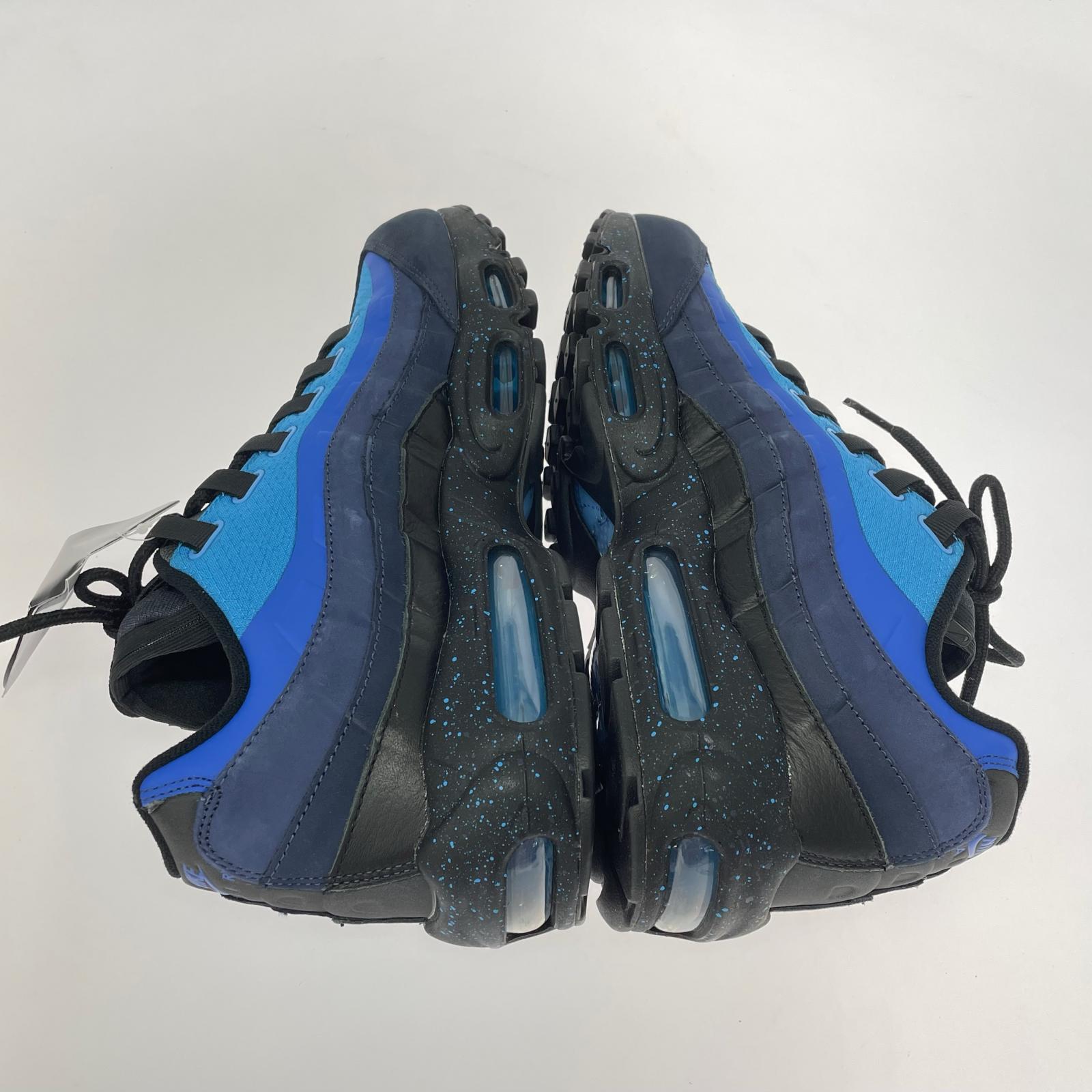 スニーカー Stash/Air Max 95/Black and Harbor Blue 29cm (US11 UK10 1/2 EU48) ブルー