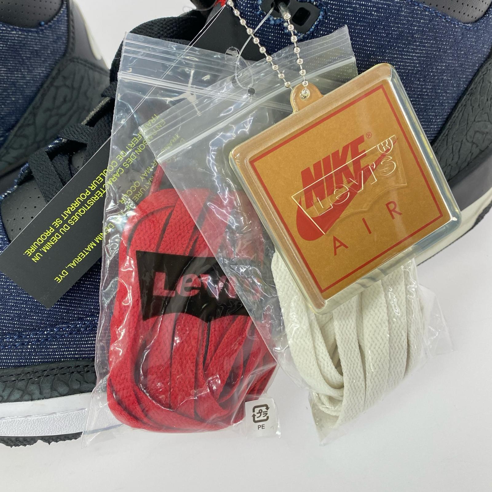 スニーカー Levi's/AIR JORDAN 3 RTR LSC INDIGO SP 29cm (US11 UK10 1/2 EU48) ネイビー
