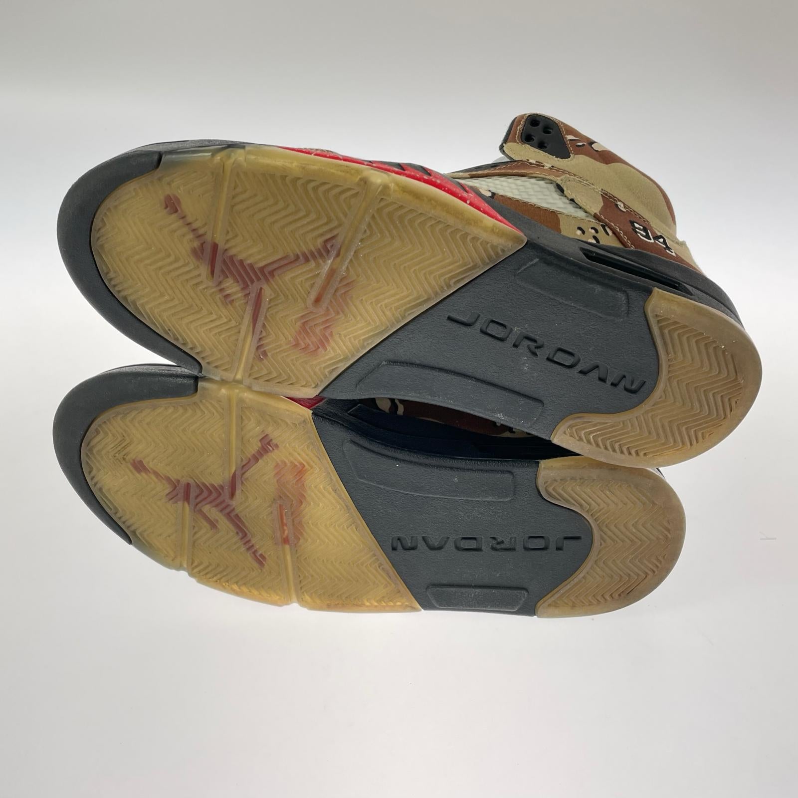 スニーカー Supreme/AIR JORDAN 5 RETRO 29cm (US11 UK10 1/2 EU48) ブラウン