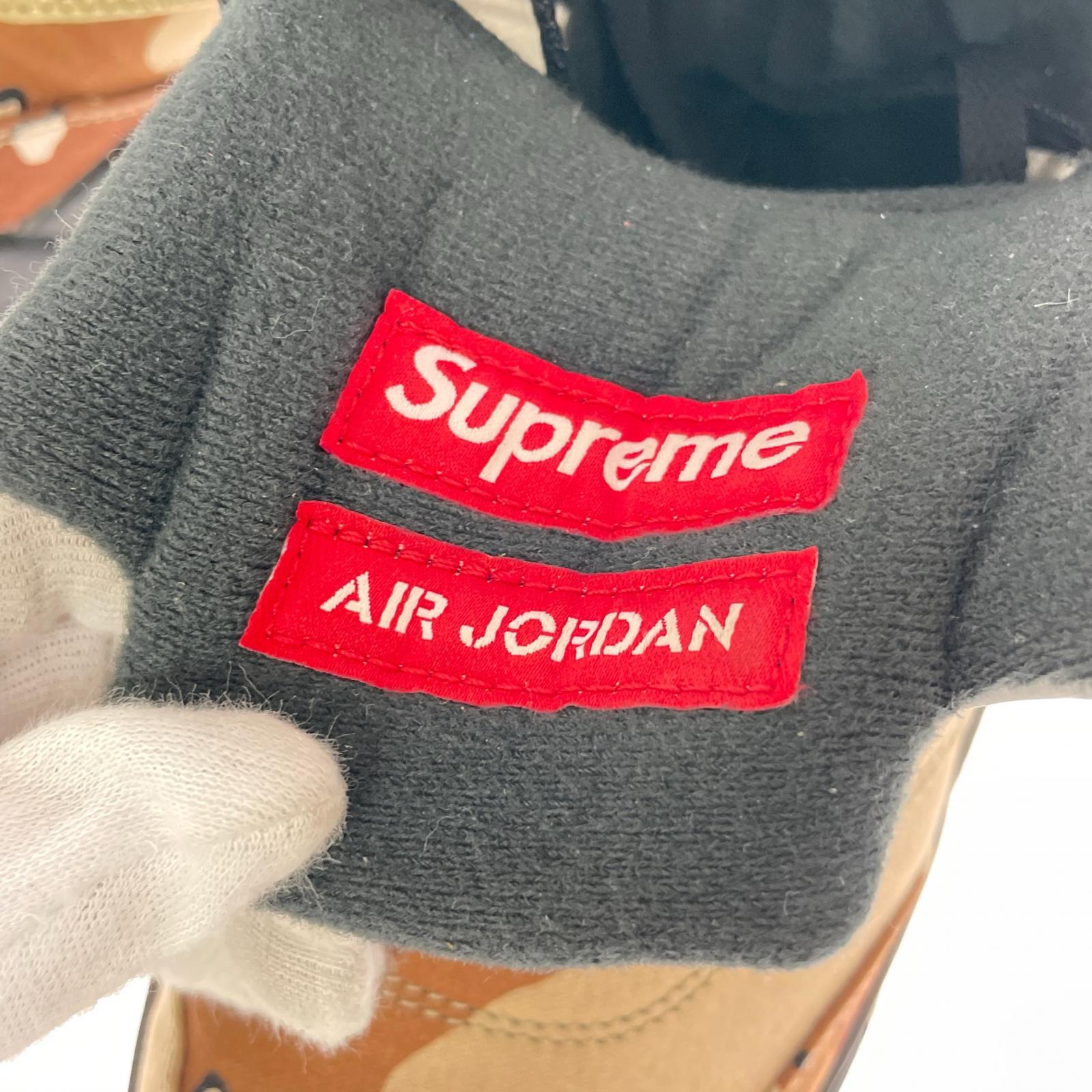 スニーカー Supreme/AIR JORDAN 5 RETRO 29cm (US11 UK10 1/2 EU48) ブラウン