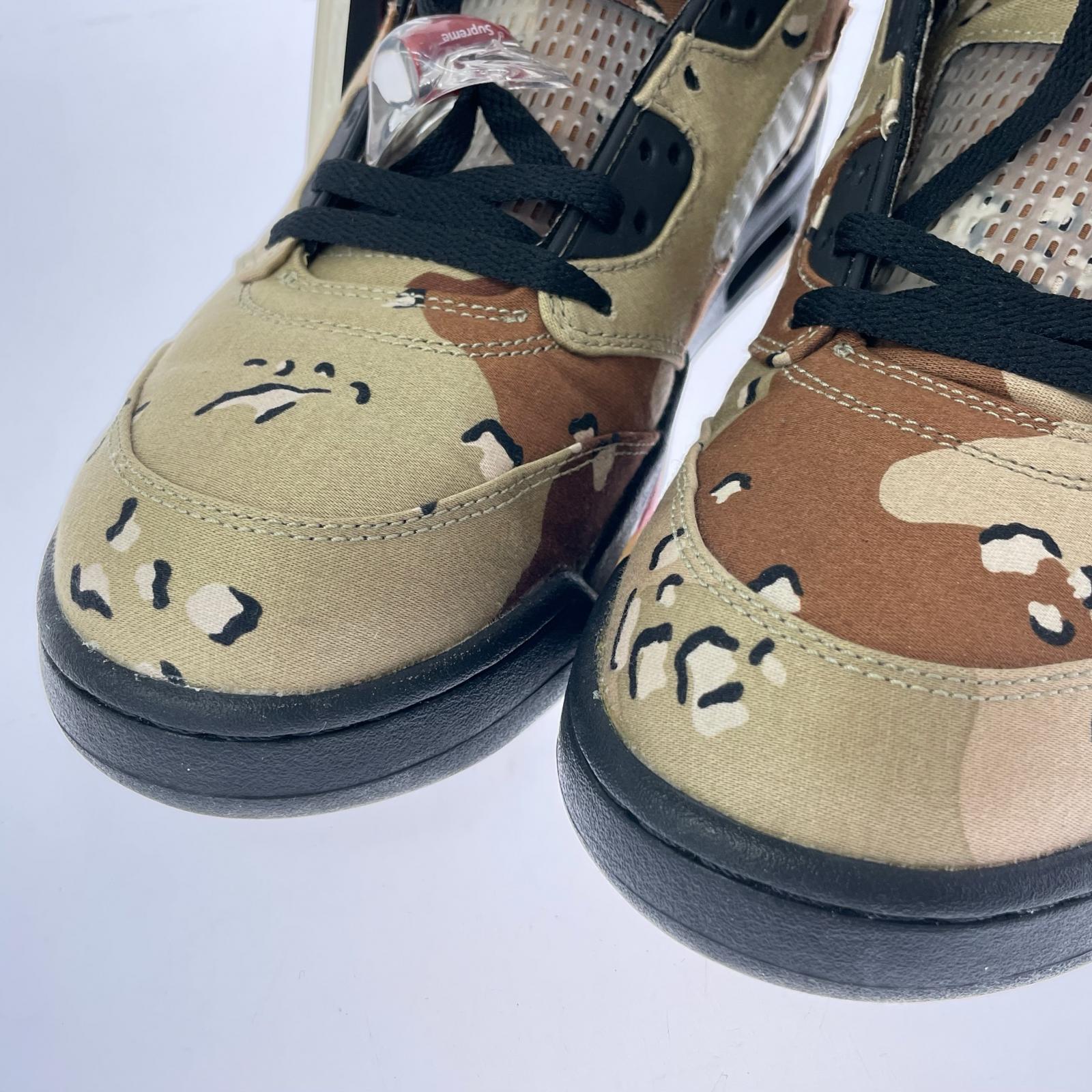 スニーカー Supreme/AIR JORDAN 5 RETRO 29cm (US11 UK10 1/2 EU48) ブラウン