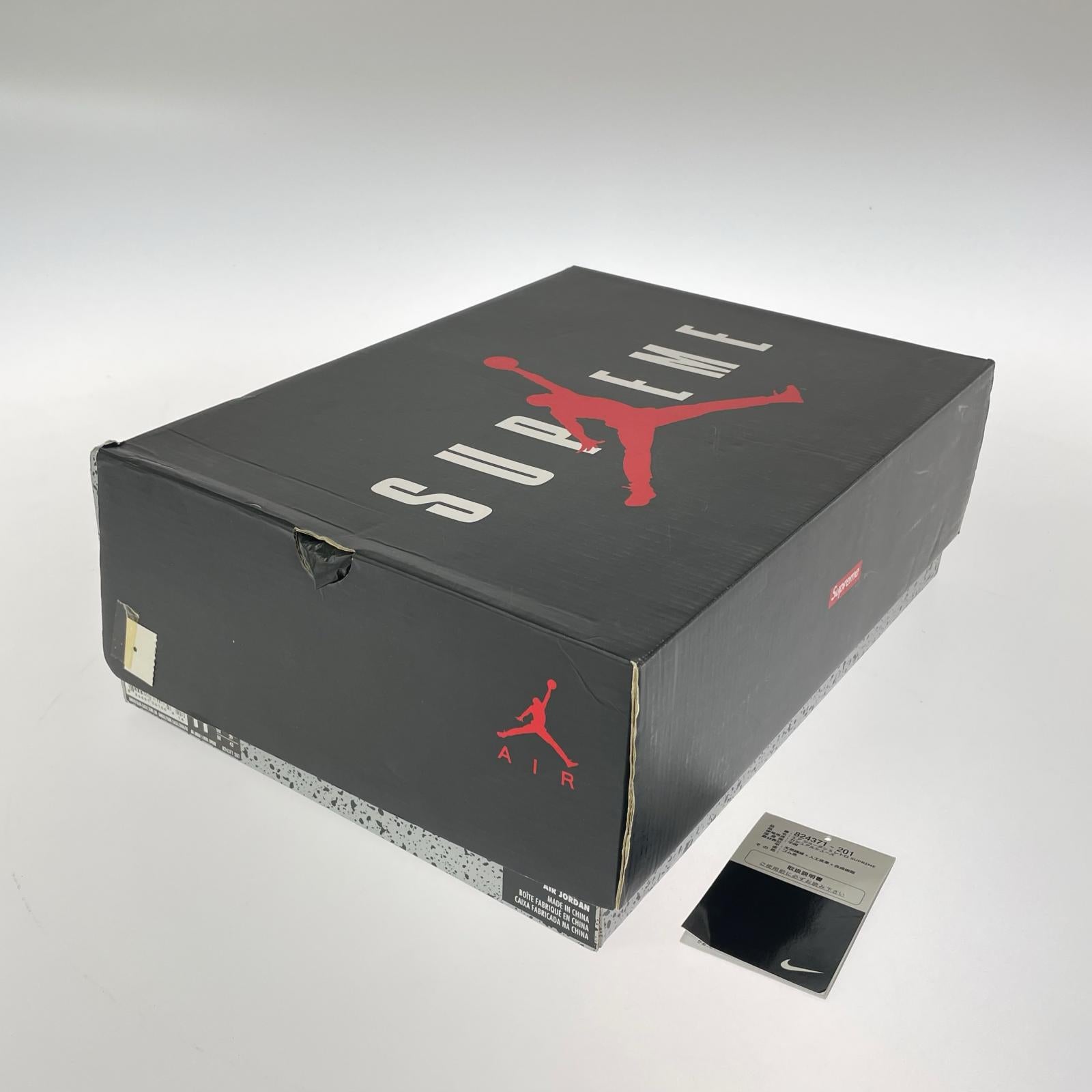 スニーカー Supreme/AIR JORDAN 5 RETRO 29cm (US11 UK10 1/2 EU48) ブラウン