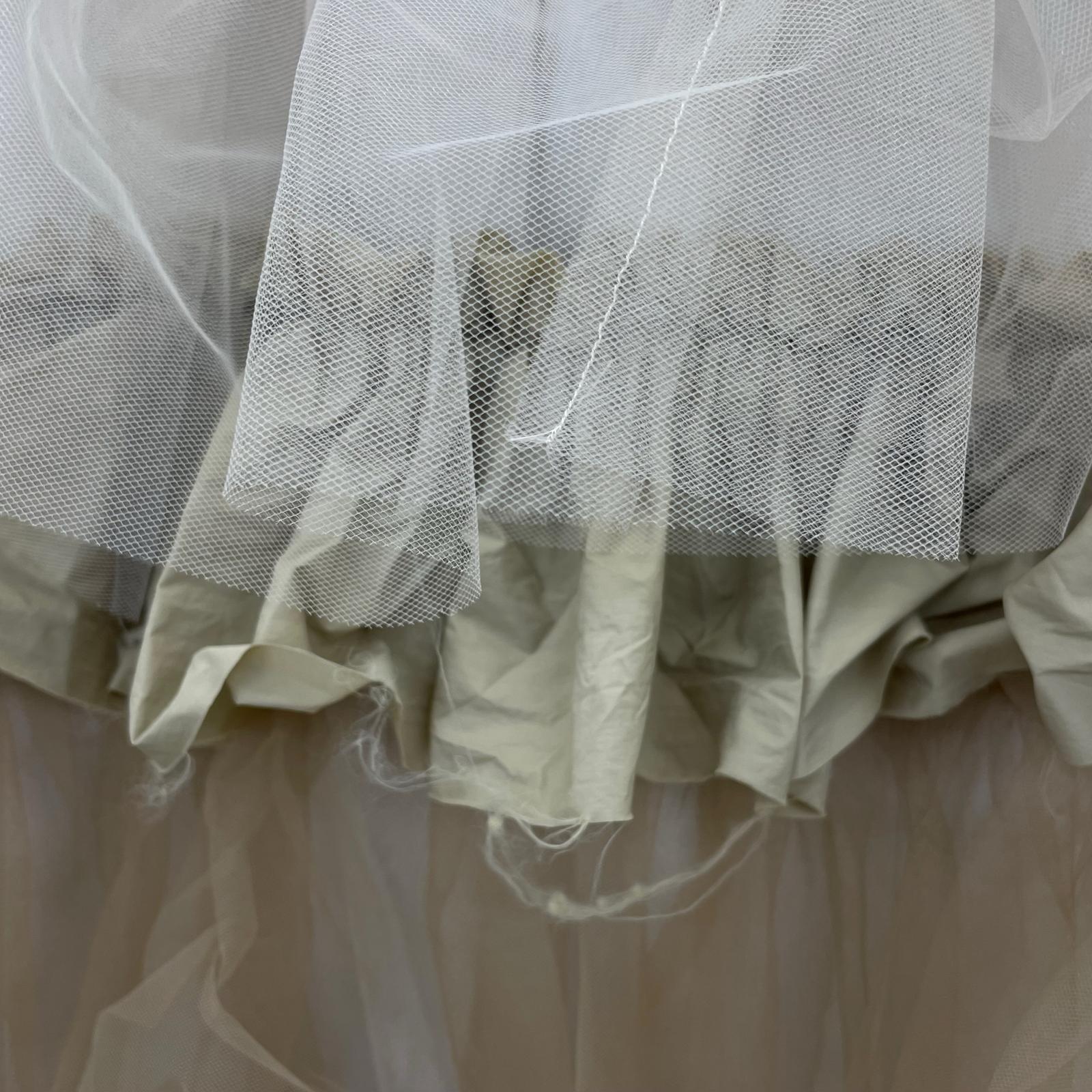 ロングスカート Raffle Tulle Layered Wrap Skirt BRW 38 ブラウン
