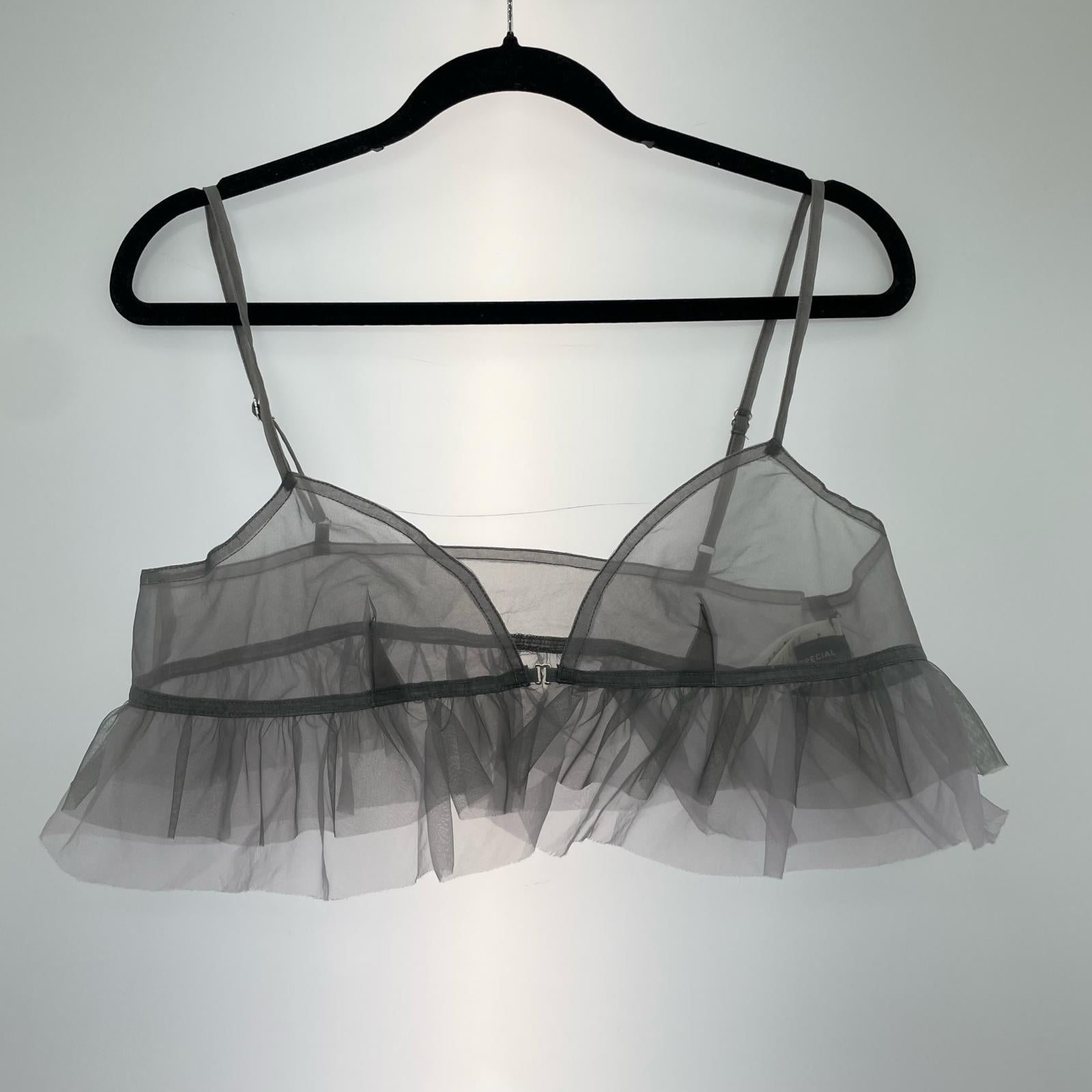 キャミソール Multi Way Sequin Bustier F GRY フリー