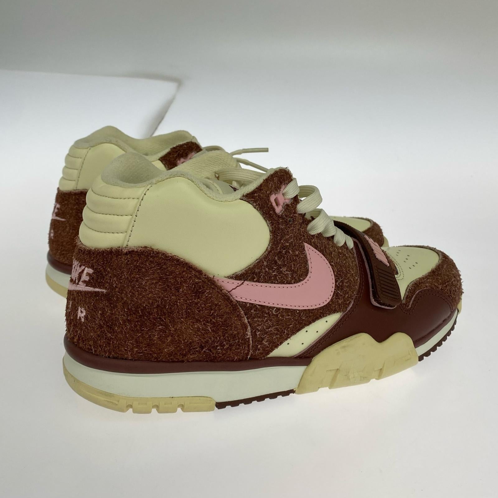 スニーカー AIR TRAINER 1 ハイカット ピンク (27.5cm) 27.5cm (US9 1/2 UK9 EU45) ブラウン