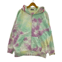 パーカー Shark Zip Hoodie タイダイ S