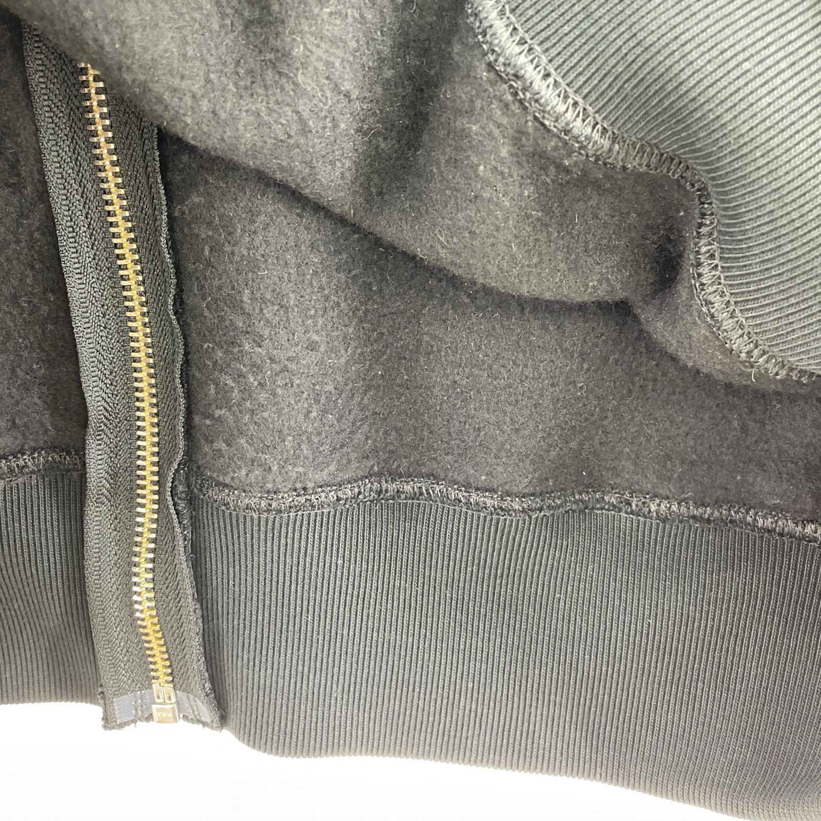 パーカー ×champion zip up hooded sweatshirt M ブラック