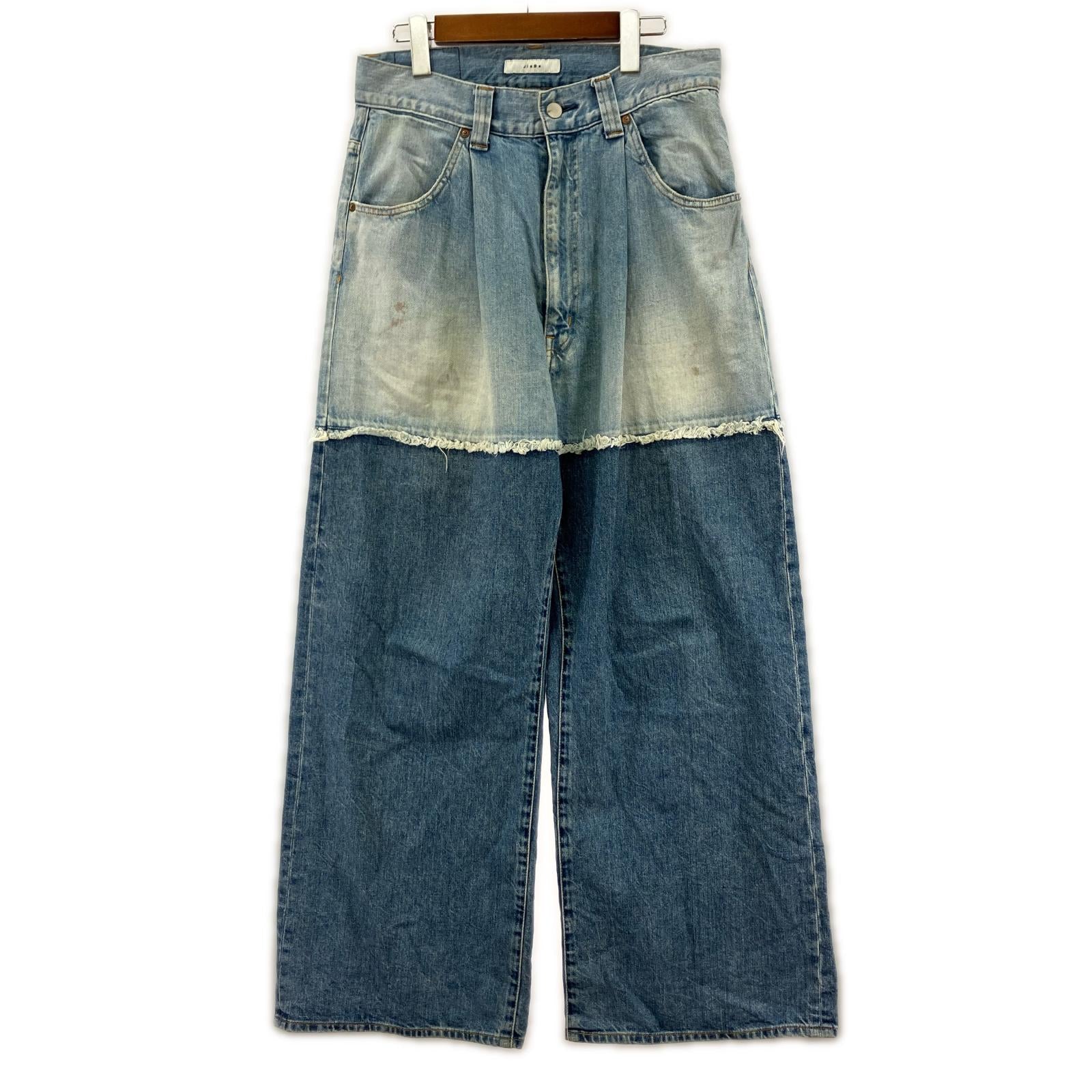 デニムパンツ 2TONE BAGGY DENIM PANTS 2 Jie-23W-PT02 2 ブルー