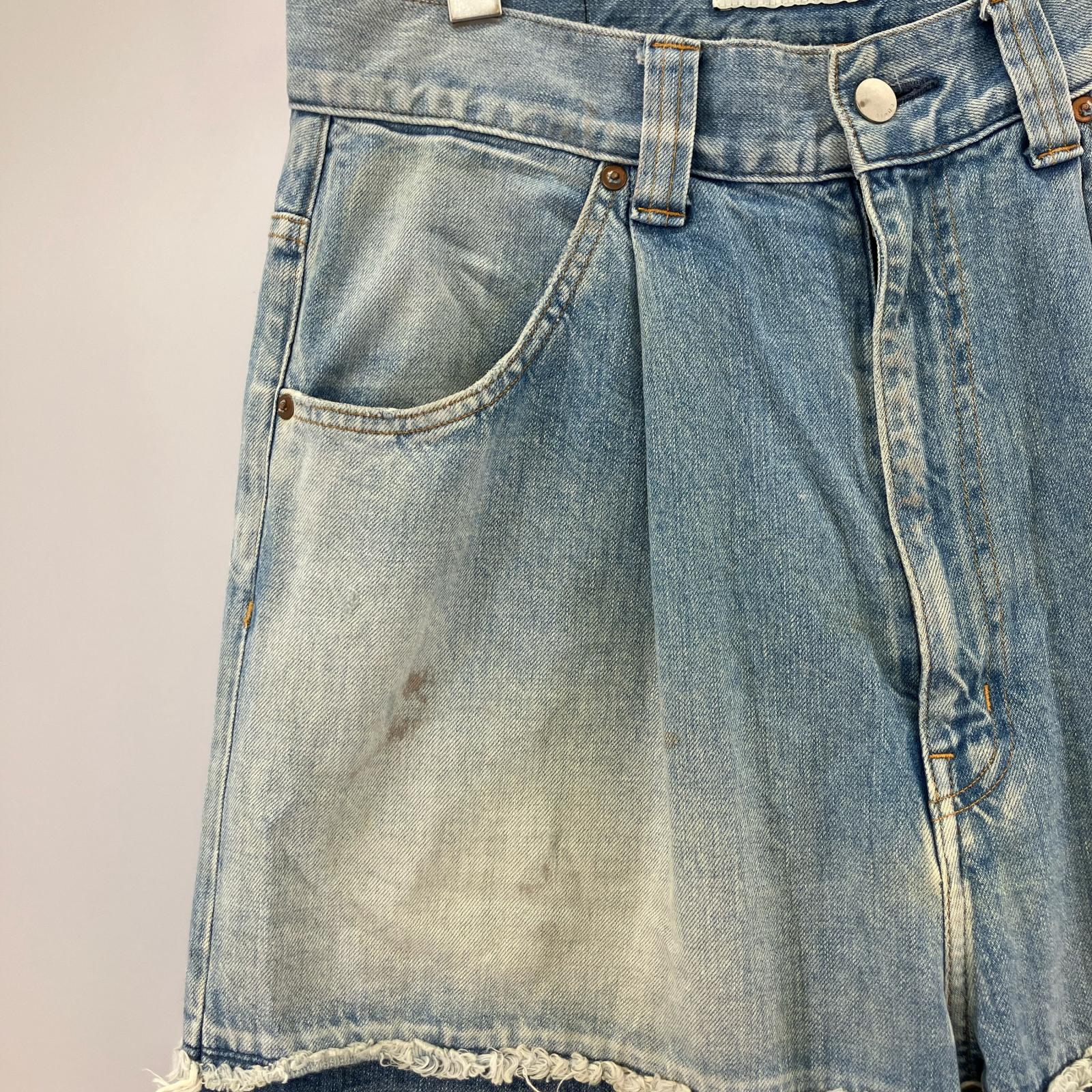 デニムパンツ 2TONE BAGGY DENIM PANTS 2 Jie-23W-PT02 2 ブルー
