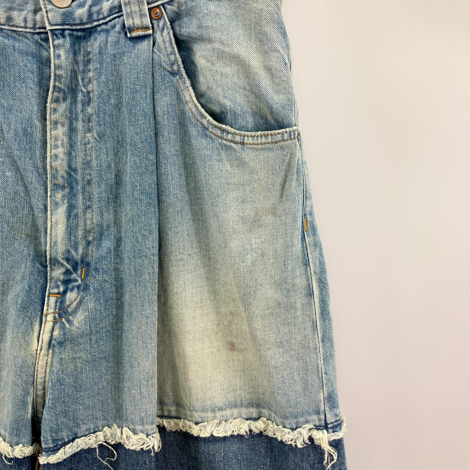 デニムパンツ 2TONE BAGGY DENIM PANTS 2 Jie-23W-PT02 2 ブルー
