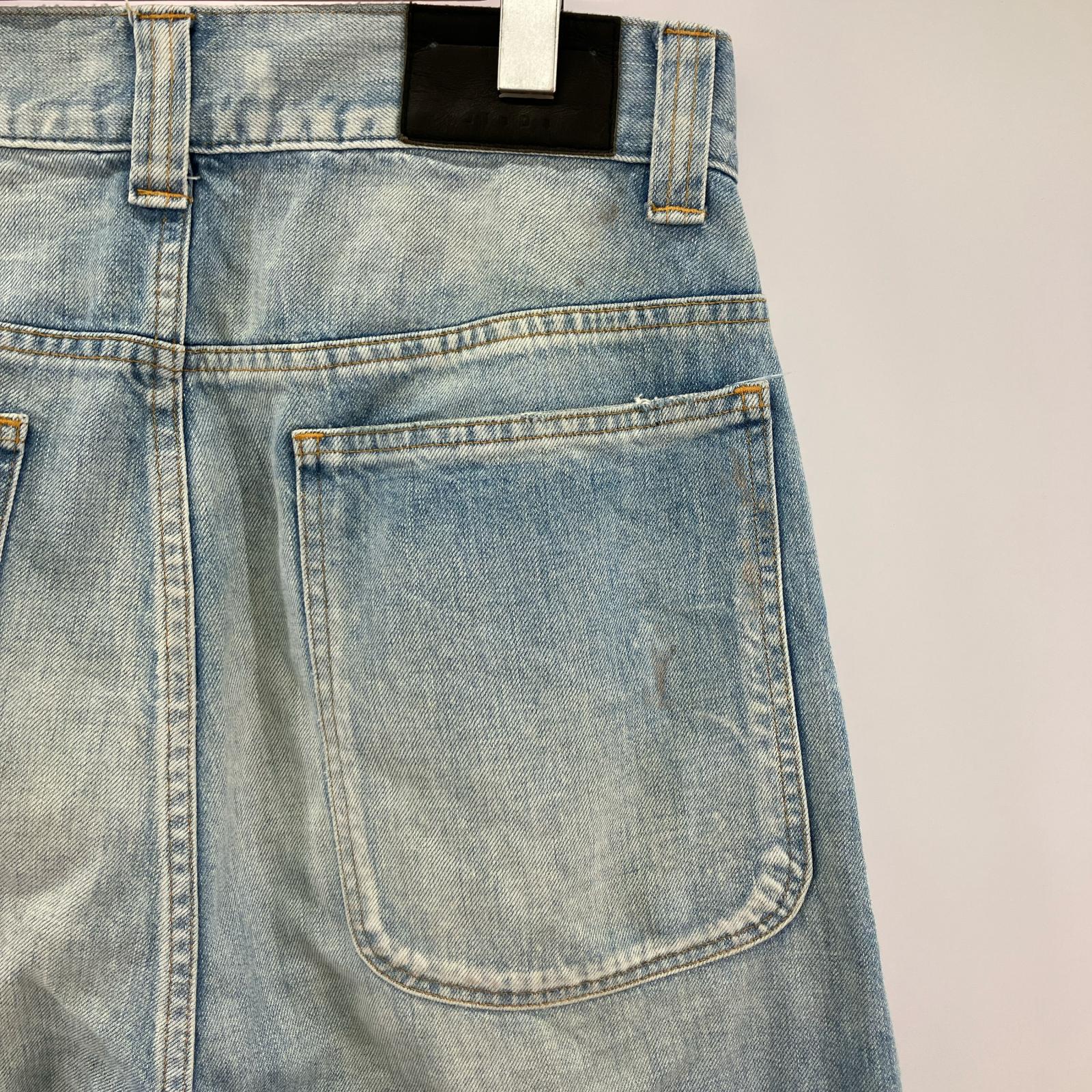 デニムパンツ 2TONE BAGGY DENIM PANTS 2 Jie-23W-PT02 2 ブルー