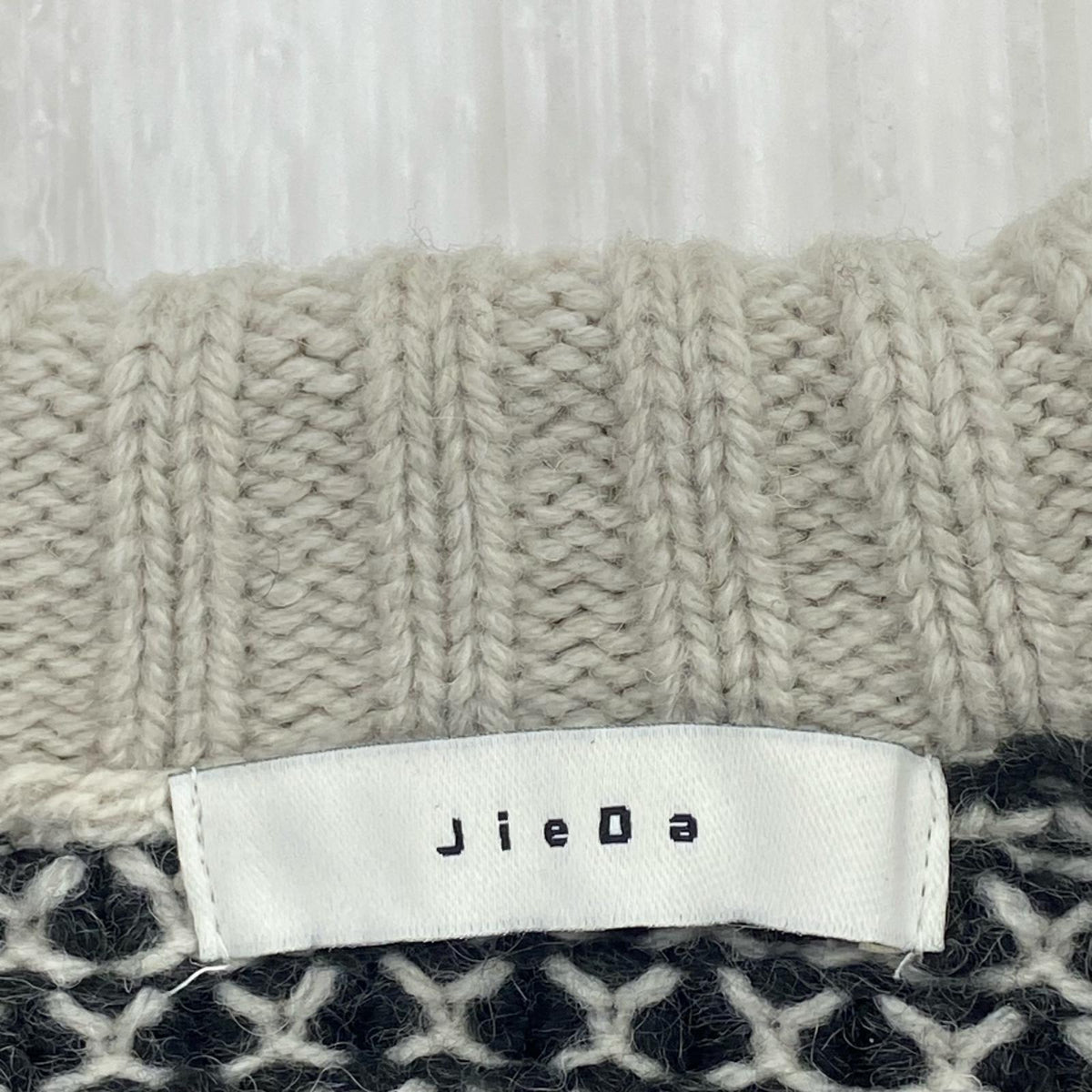 ニット POPCORN SKIPPER KNIT 1 グレー Jie-23Ｗ-KN03