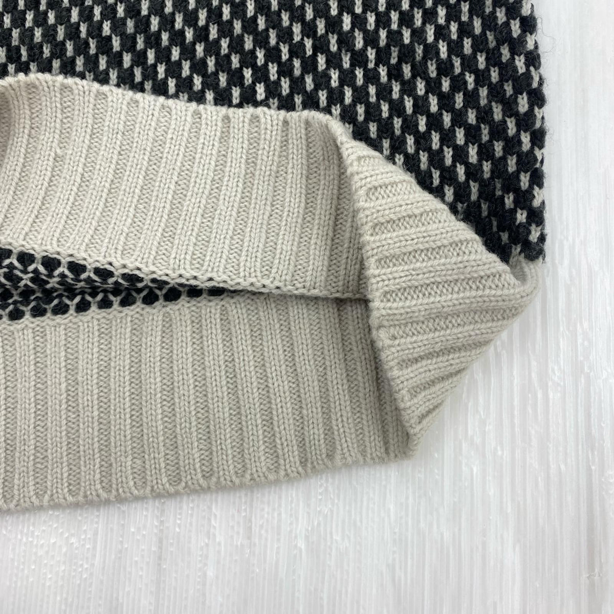 ニット POPCORN SKIPPER KNIT 1 グレー Jie-23Ｗ-KN03