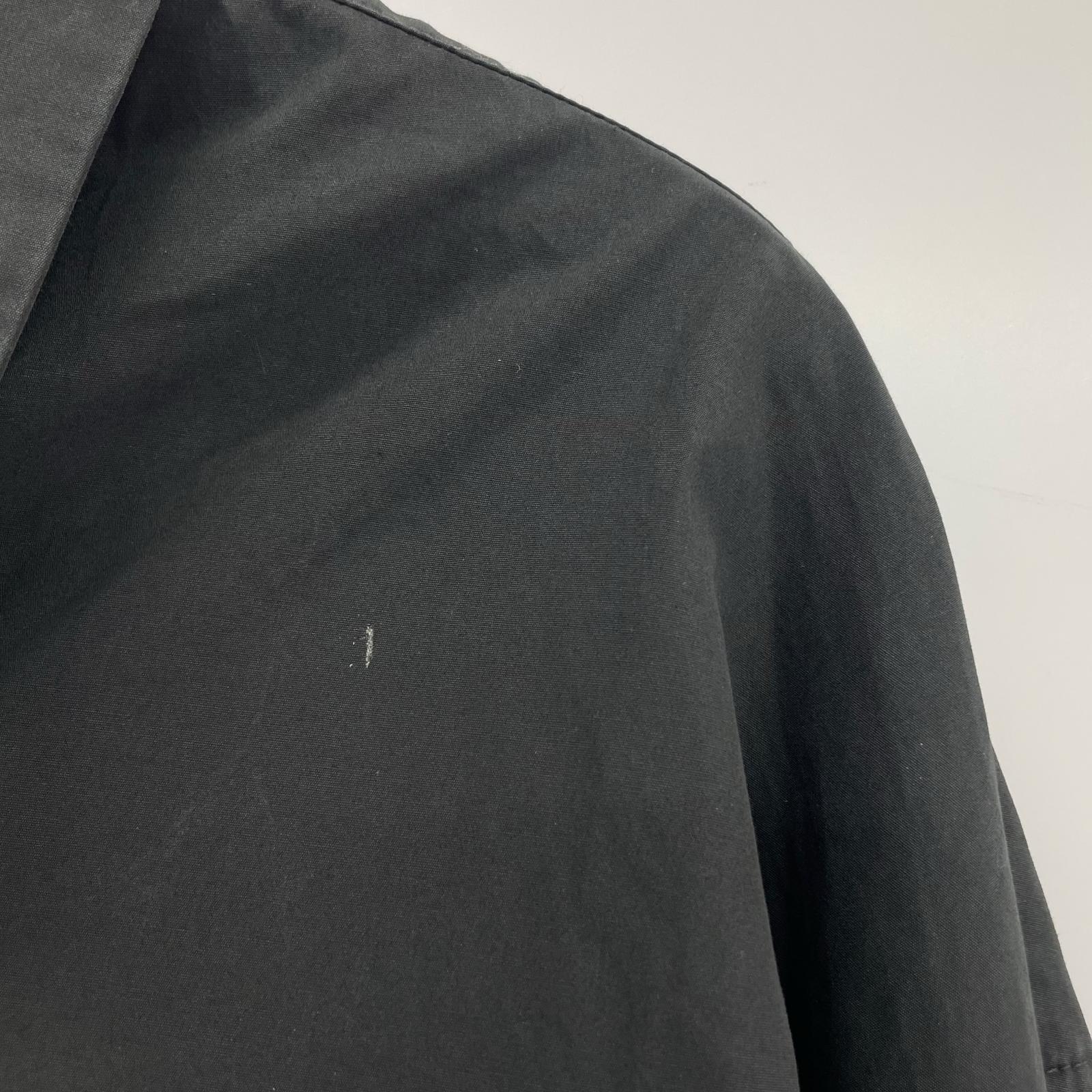長袖シャツ ASYMMETRY BROAD CLOTH SHIRT 44 ブラック ブラック