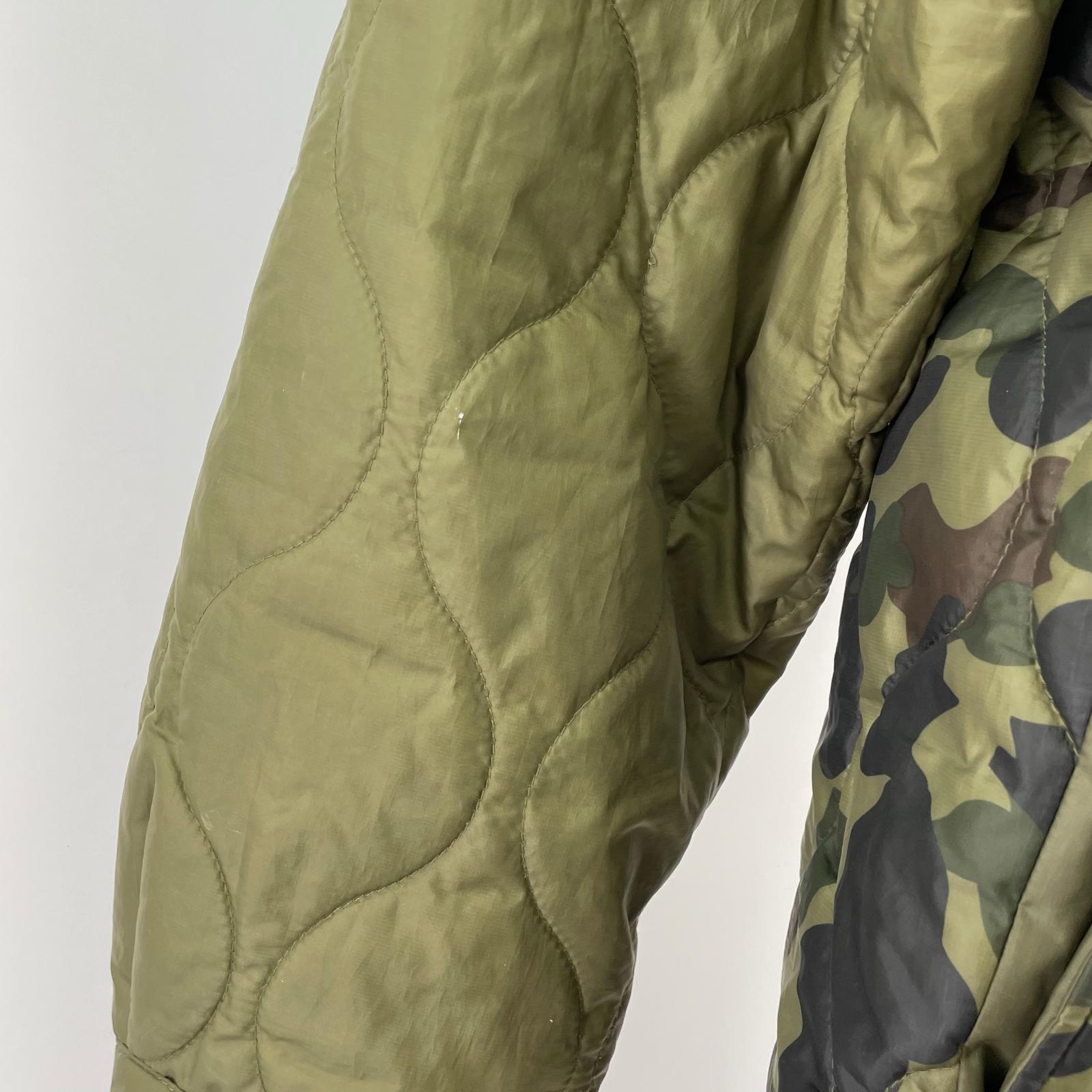 ジャケット APE CAMO DOWN SHIRT JACKET XXL カーキ