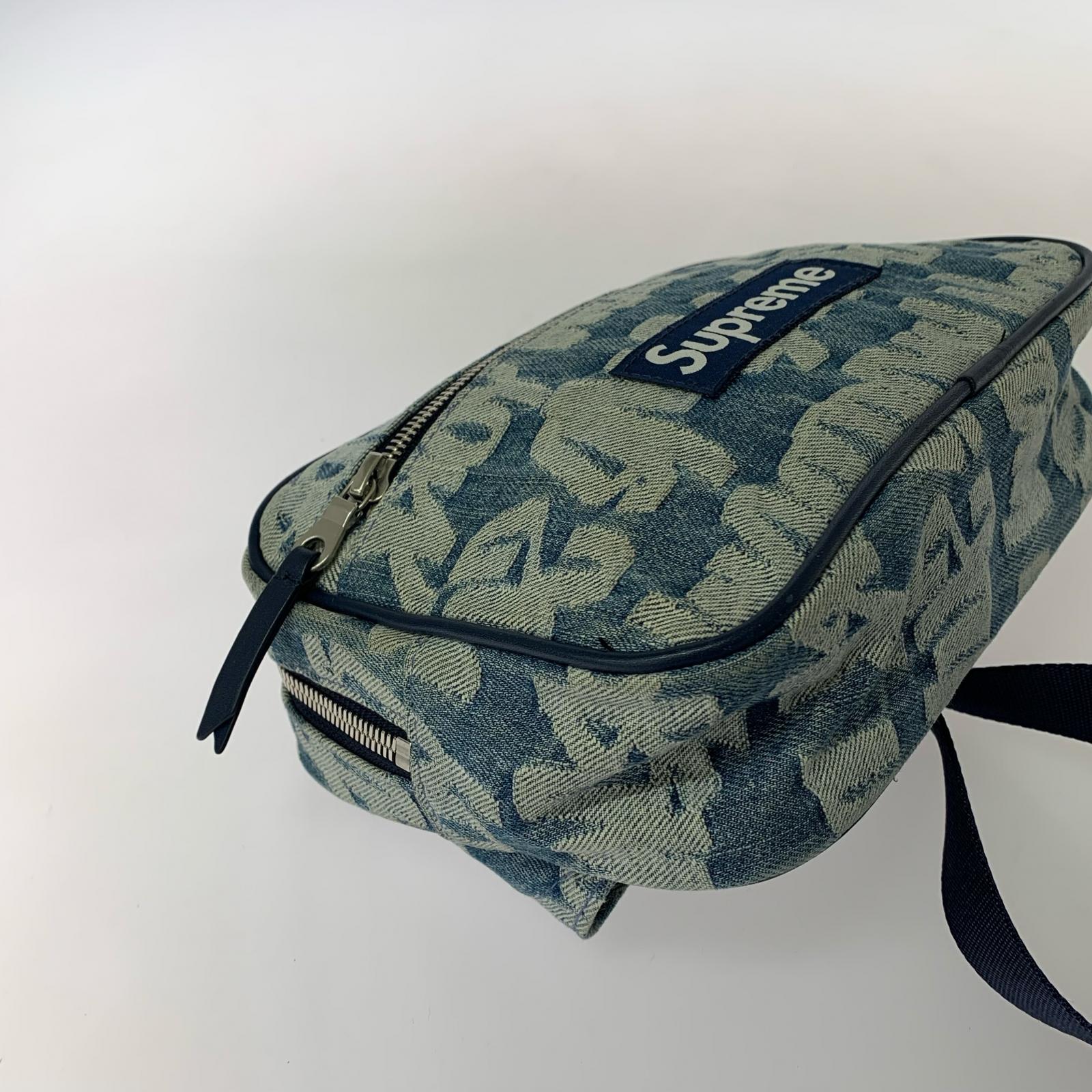 ボディバッグ Fat Tip Jacquard Denim Waist Bag