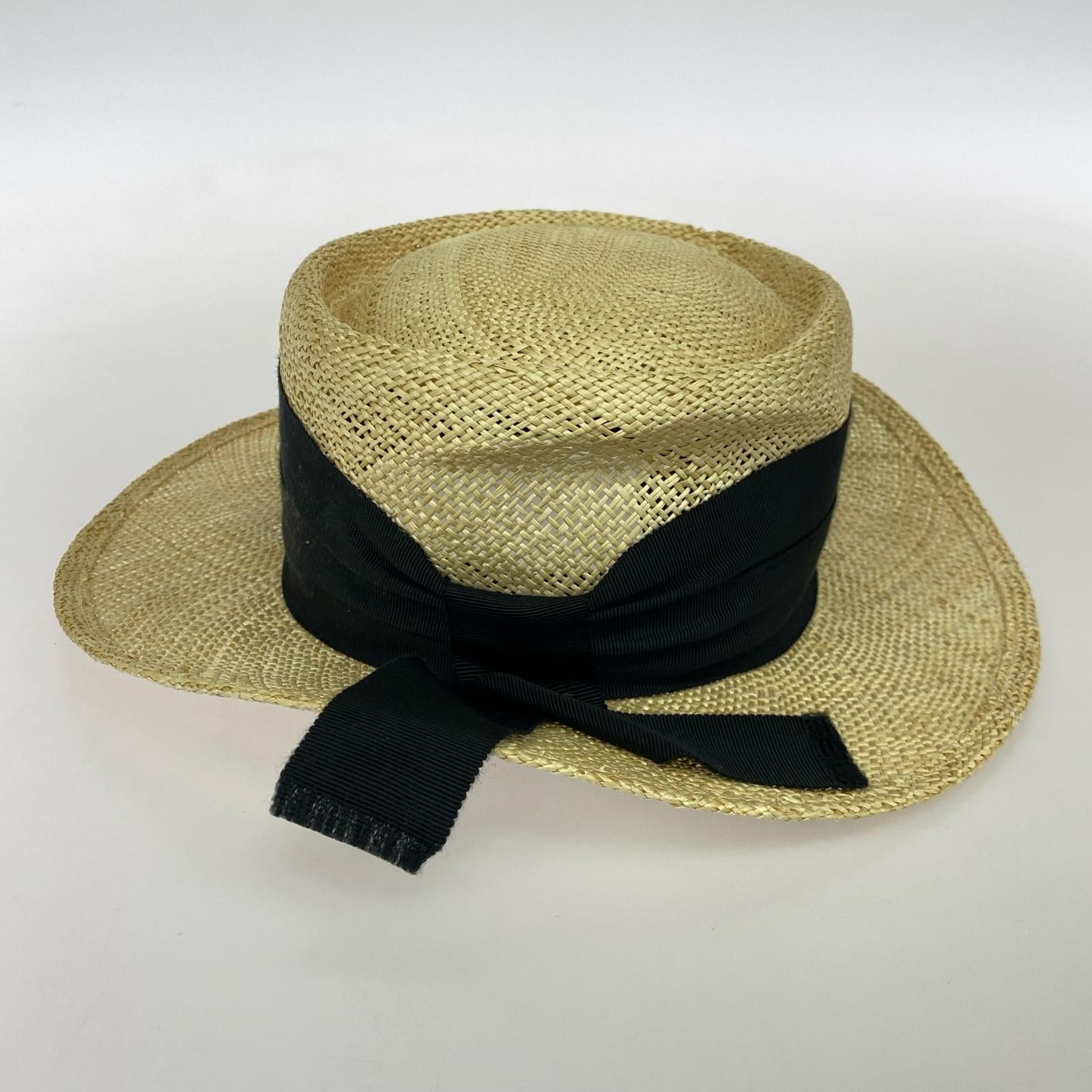 ハット Chapeau d'O ストローハット ベージュ