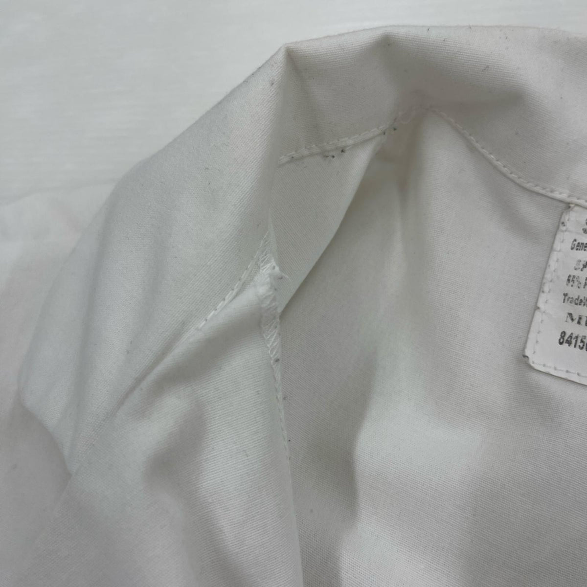 長袖シャツ SMOCK メディカルシャツ M ホワイト