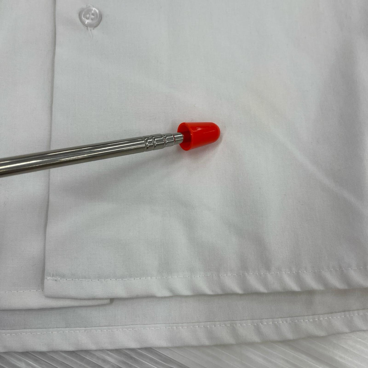 長袖シャツ SMOCK メディカルシャツ M ホワイト